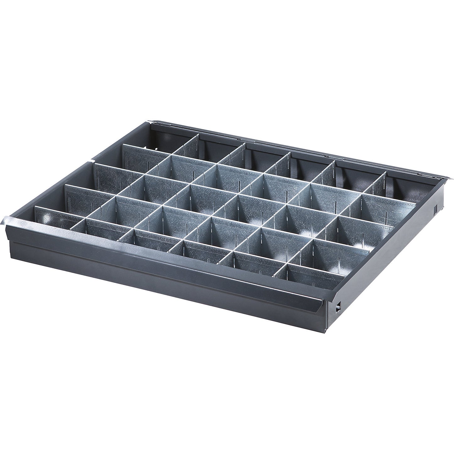 Drawer divider set, for drawer height 65 mm, set, 5 longitudinal and 4 cross dividers.