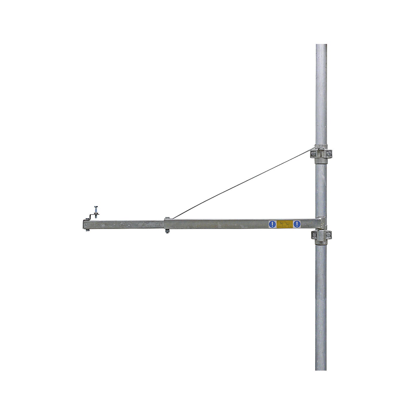 Swivelling extension arm, max. load 250 kg, length 1100 mm.