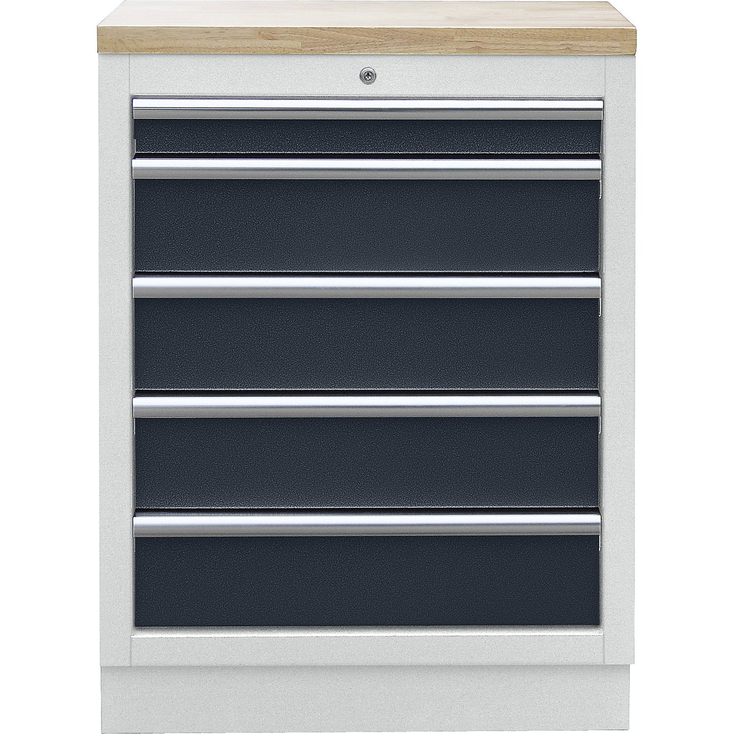 Drawer base cupboard, with 5 drawers, HxWxD 910 x 680 x 460 mm.
