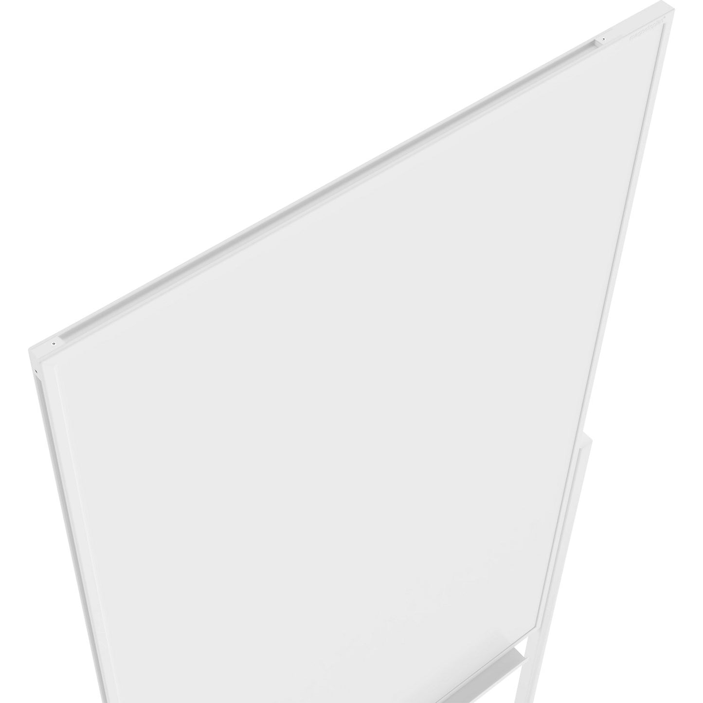 Universal board, board size 750 x 1200 mm, whiteboard / blue felt.