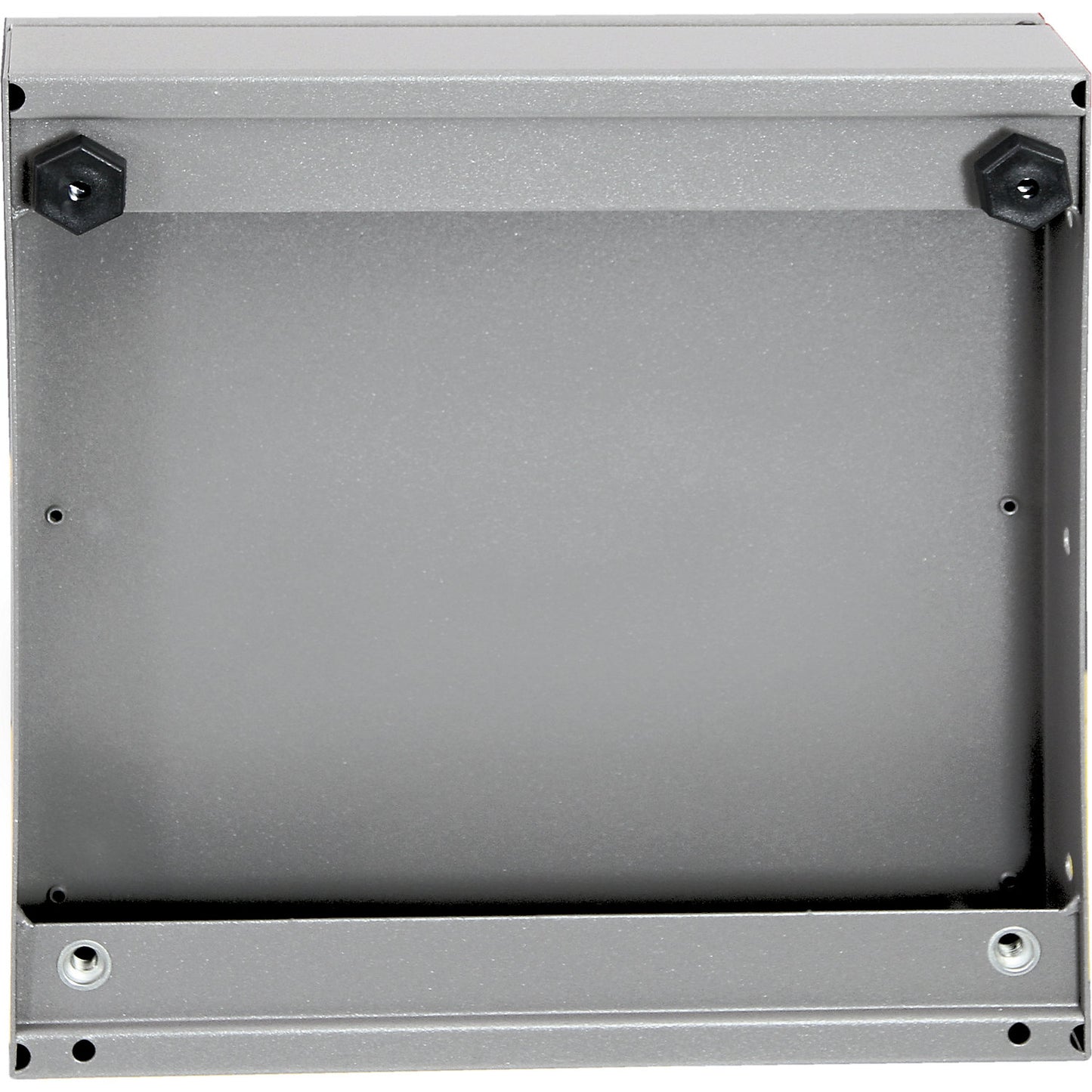 Recyclable waste collection system with hinged door, capacity 30 l, grey aluminium, 3 compartment collector.
