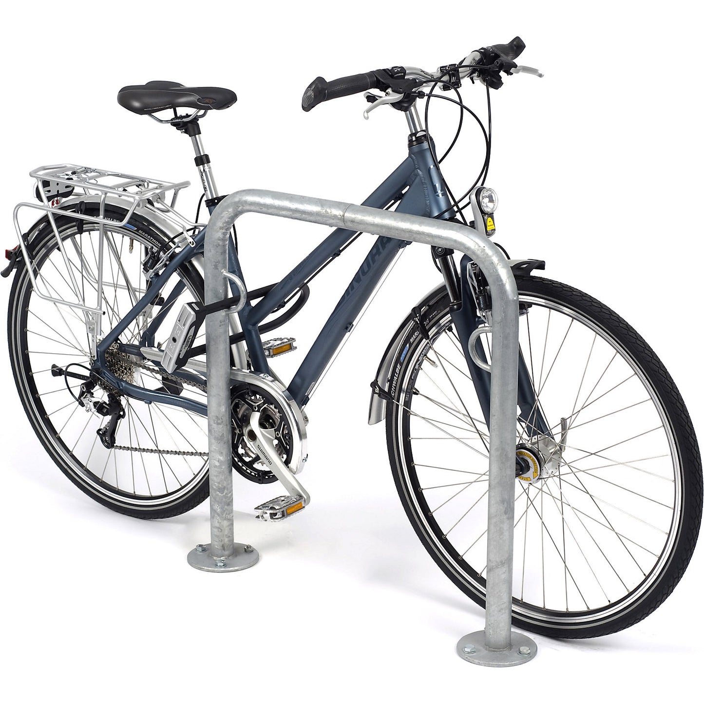 TRUST bicycle parker, for bolting in place, width 1250 mm, pack of 1.
