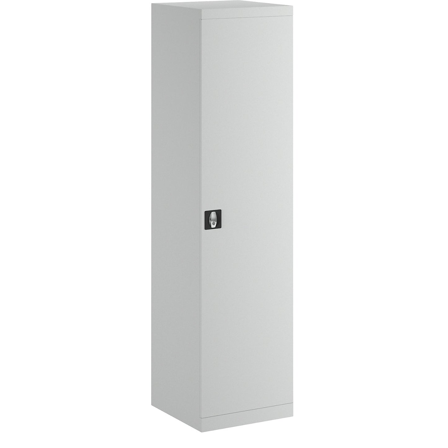 Storage cupboard, width 500 mm, 4 pull-out shelves, light grey door.