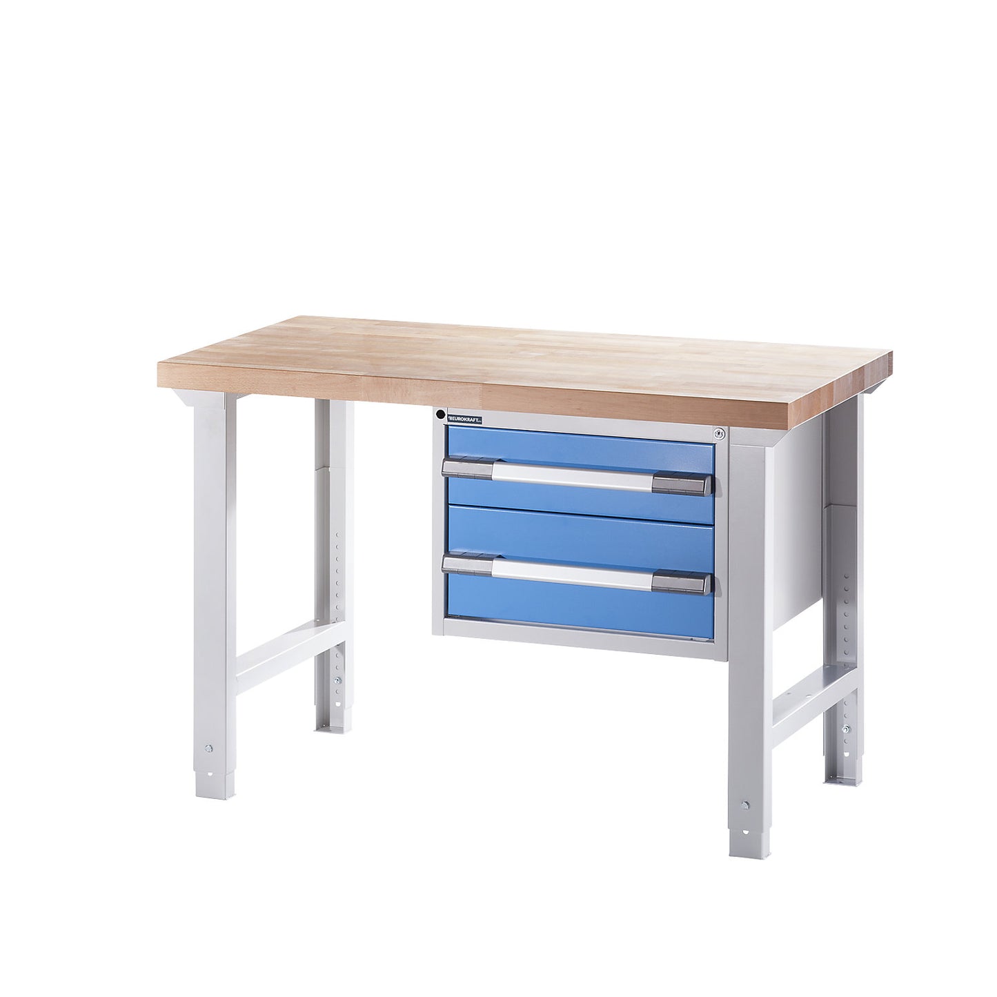 Workbench, Series 7000 modular system, 2 drawers, WxD 1250 x 700 mm.