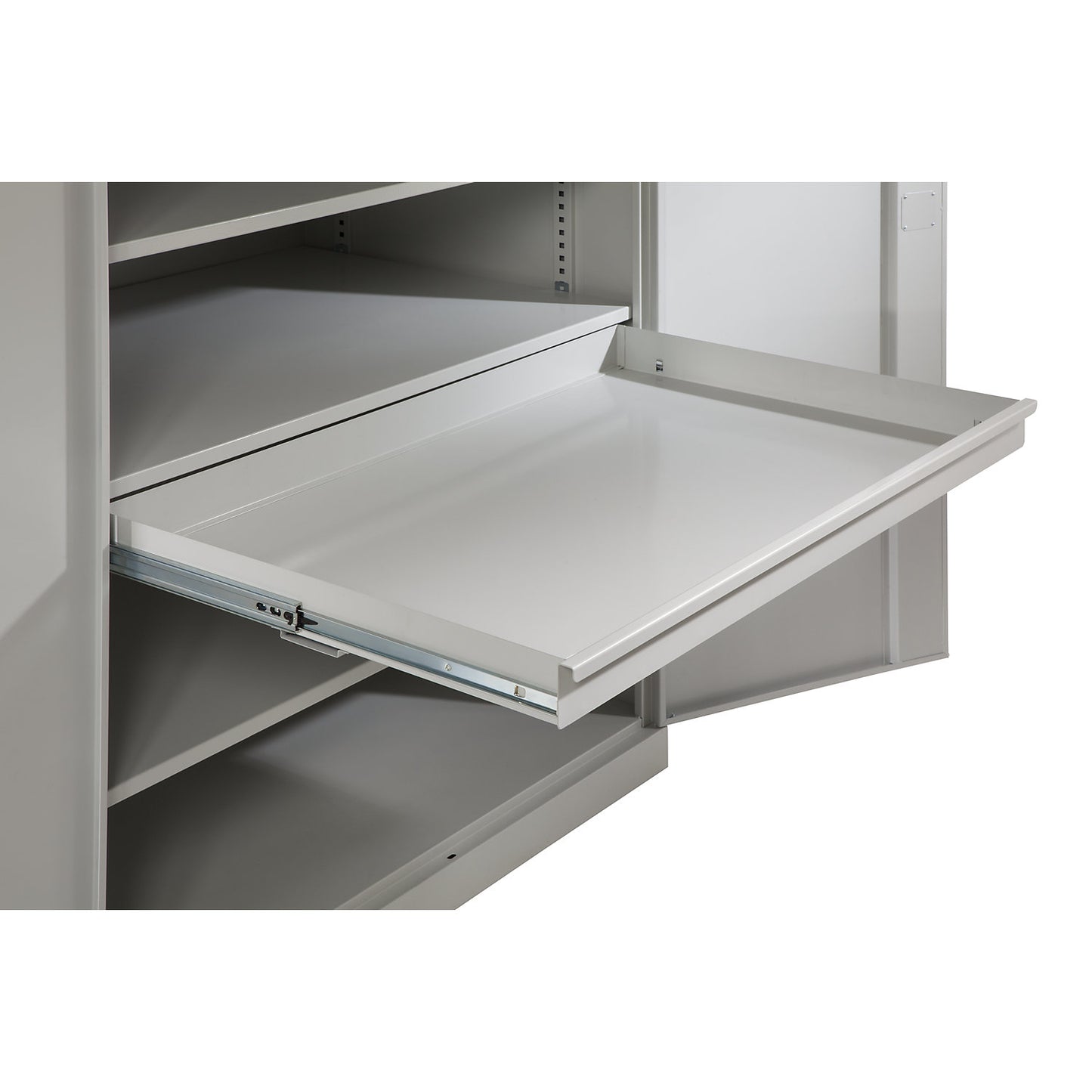Single drawer, max. load 45 kg, width 1200 mm.