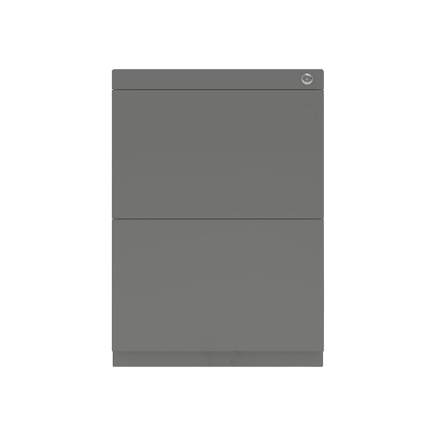 Note™ fixed pedestal, with 2 suspension file drawers, height 698 - 731 mm, without top, charcoal.