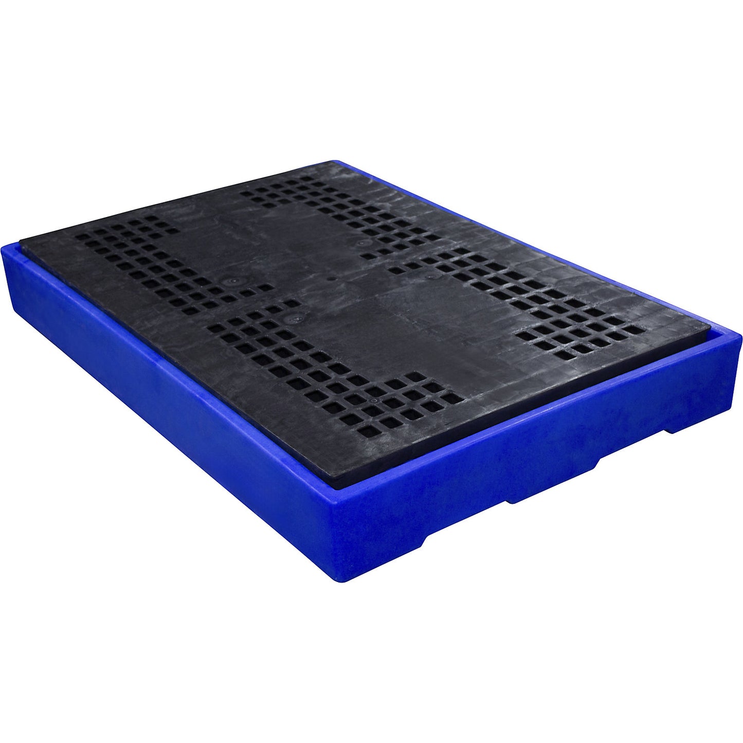 PE sump tray, LxWxH 1260 x 860 x 150 mm, sump capacity 150 l, with PE grate.