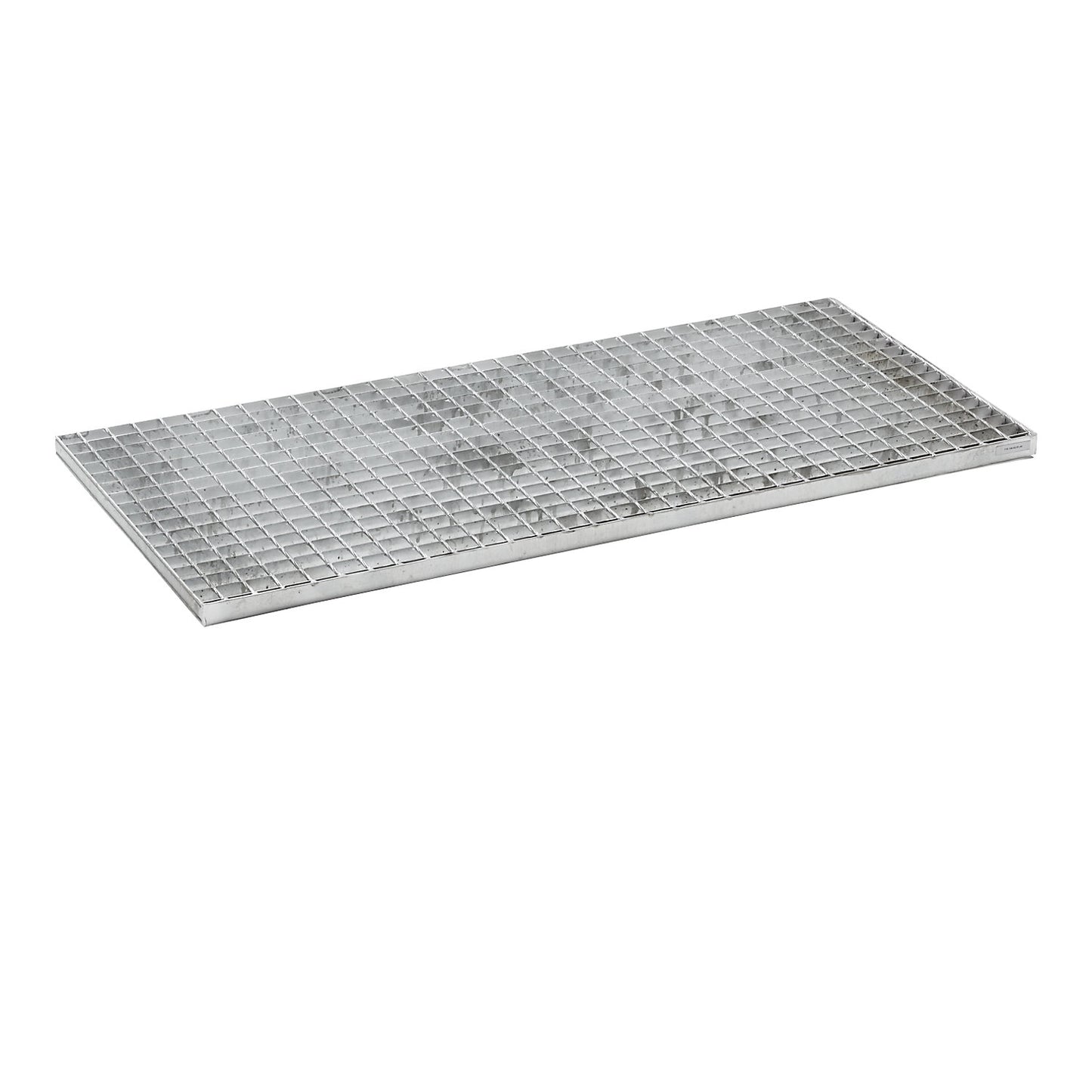 Steel grate, zinc plated, for LxWxH 1200 x 600 x 30 mm.