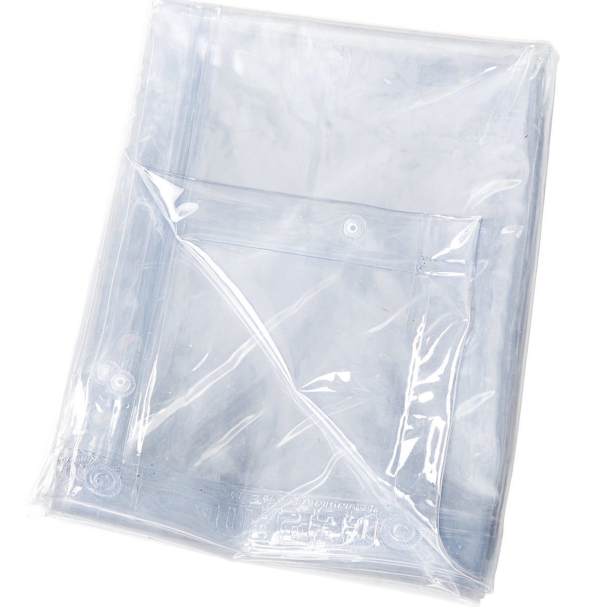 Protective tarp, without DIN standard, LxW 2000 x 1400 mm, transparent.