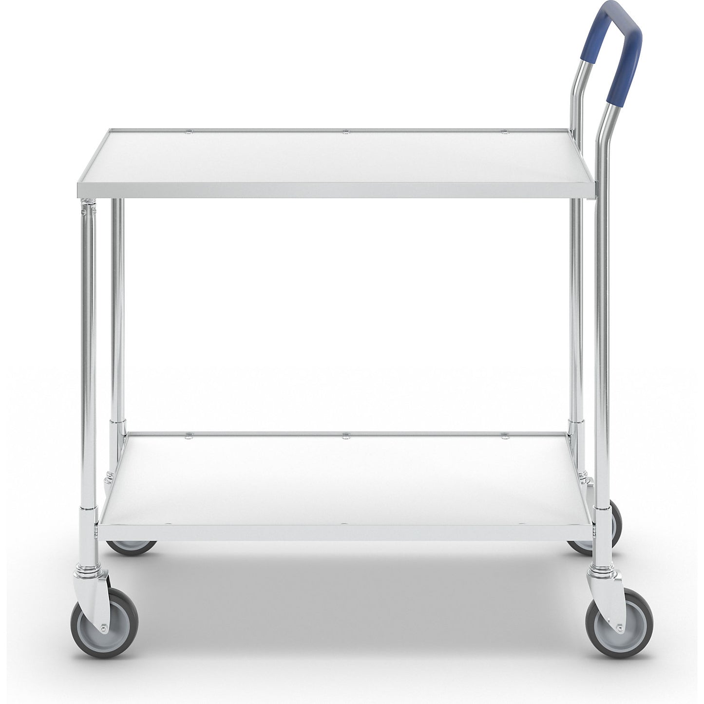 KOMFORT table trolley, shelves, white, LxWxH 840 x 435 x 900 mm.