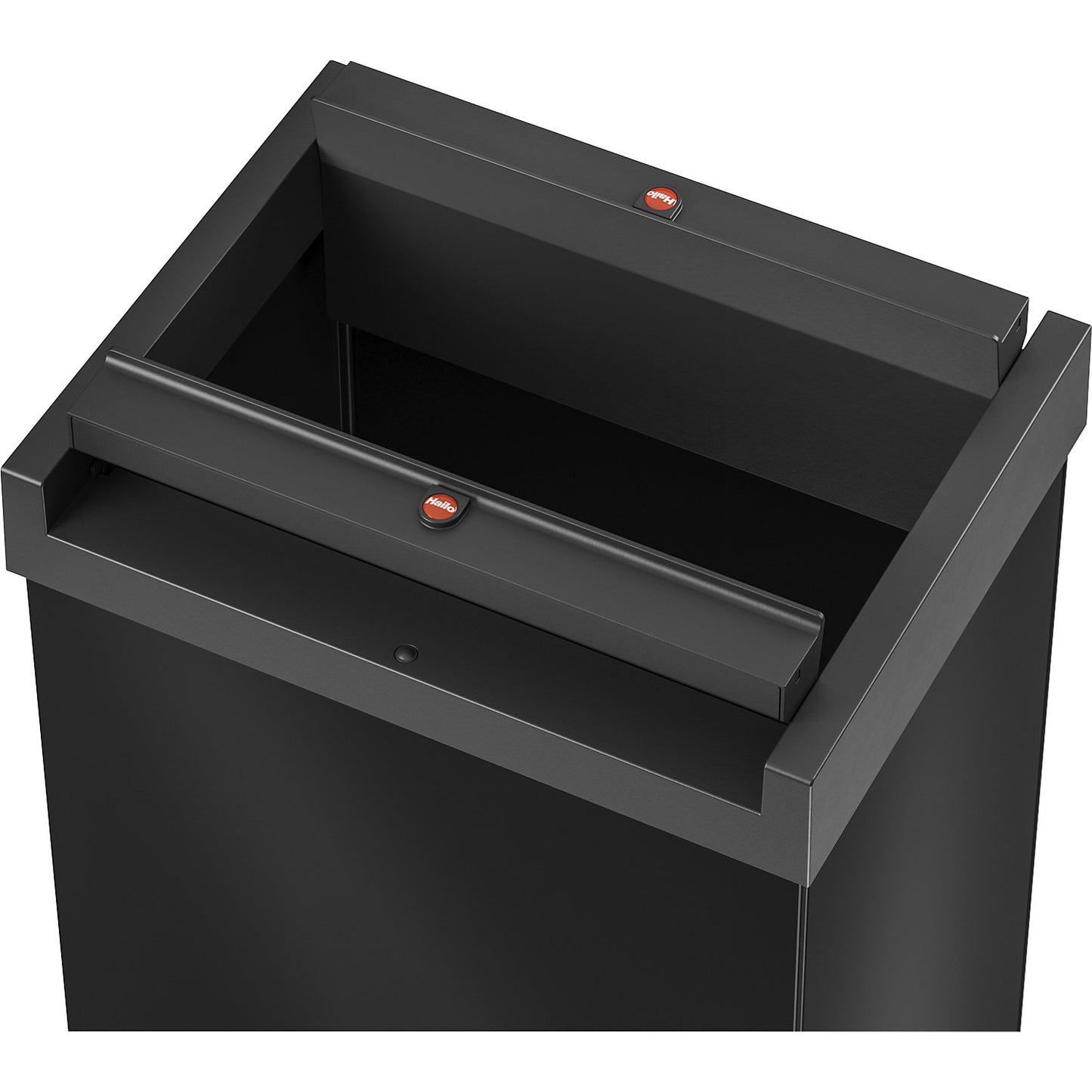 BIG-BOX SWING swing lid waste box, capacity 52 l, container black.