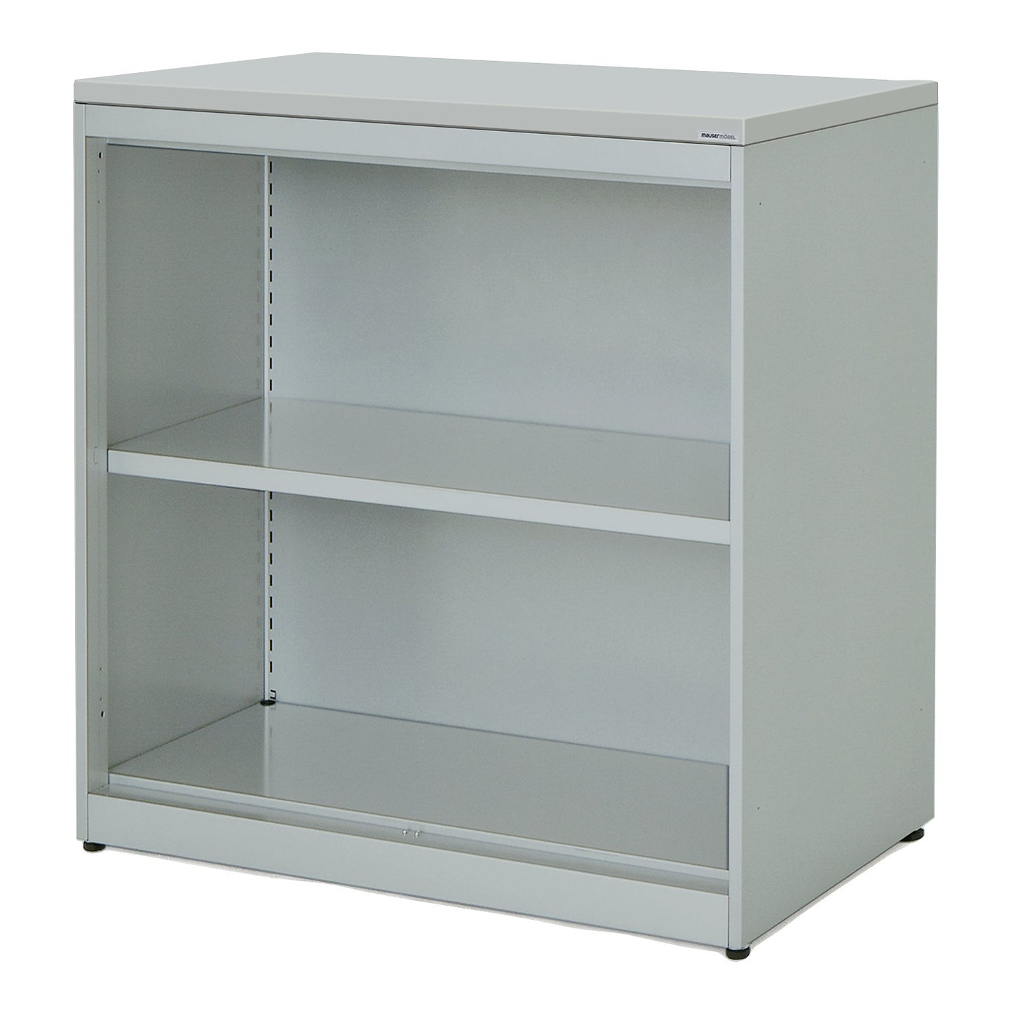 Combination shelf unit, HxWxD 830 x 800 x 432 mm, plastic panel, 1 shelf, light grey.
