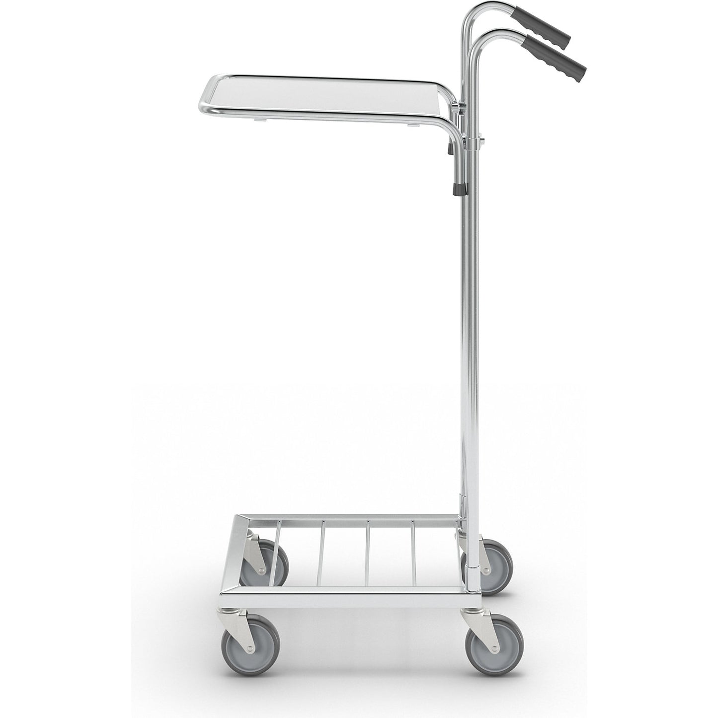 Compact platform trolley, 1 shelf, max. load 35 kg.