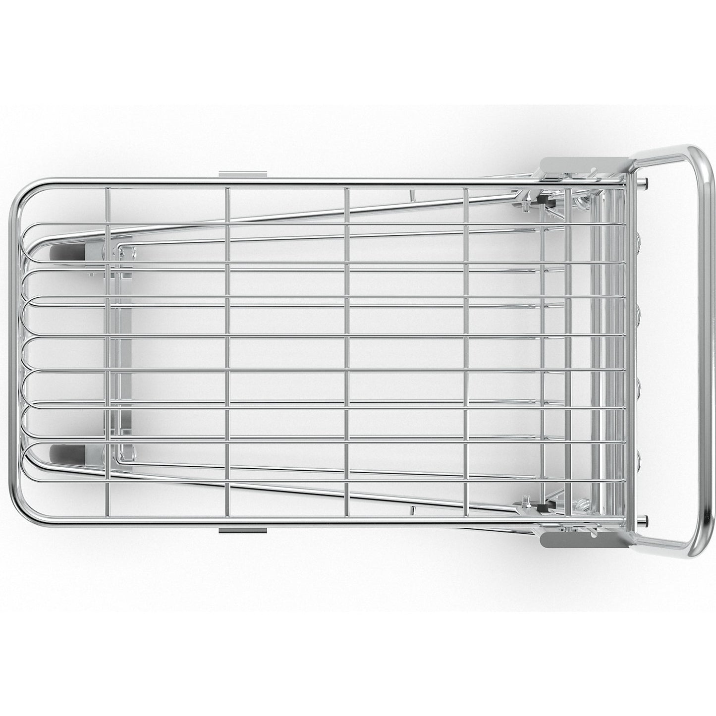 Shopping trolley, zinc plated, LxWxH 890 x 520 x 1000 mm, max. load 300 kg.
