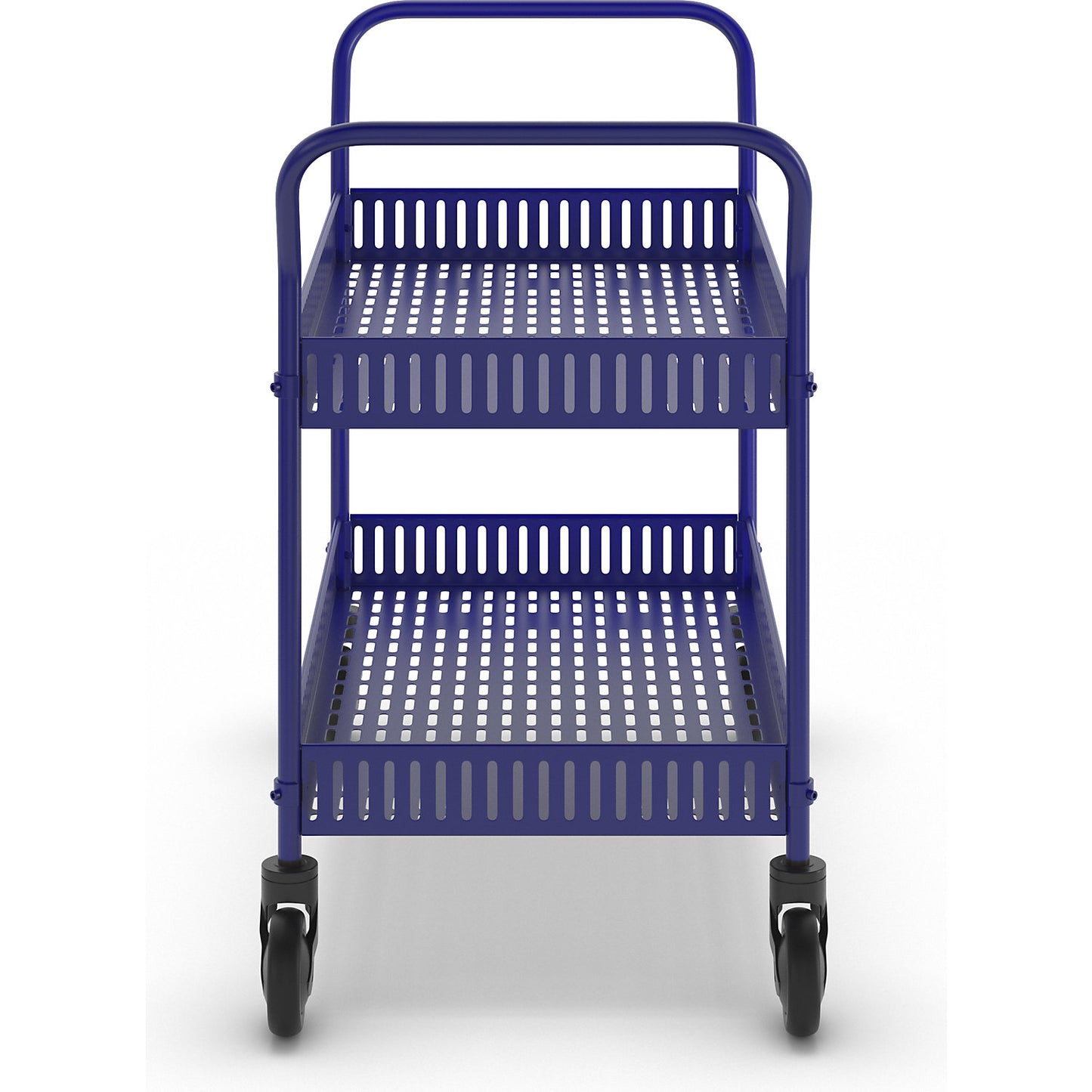 Display trolley, LxWxH 1130 x 550 x 940 mm, blue.