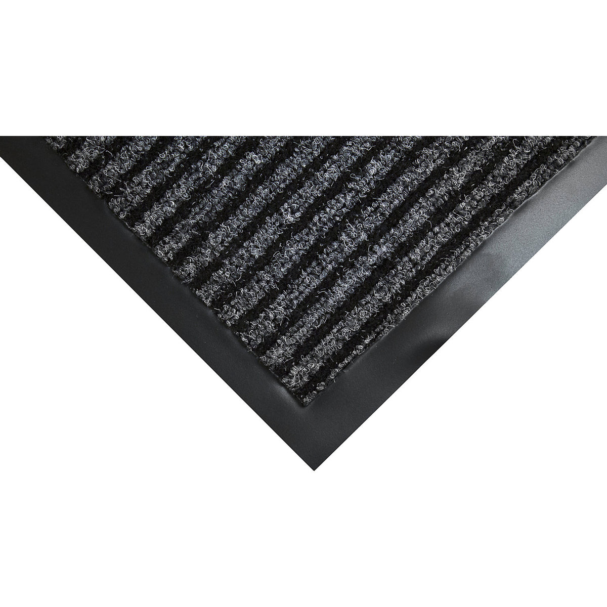 Entrance matting, ribbed, LxW 900 x 600 mm, grey.