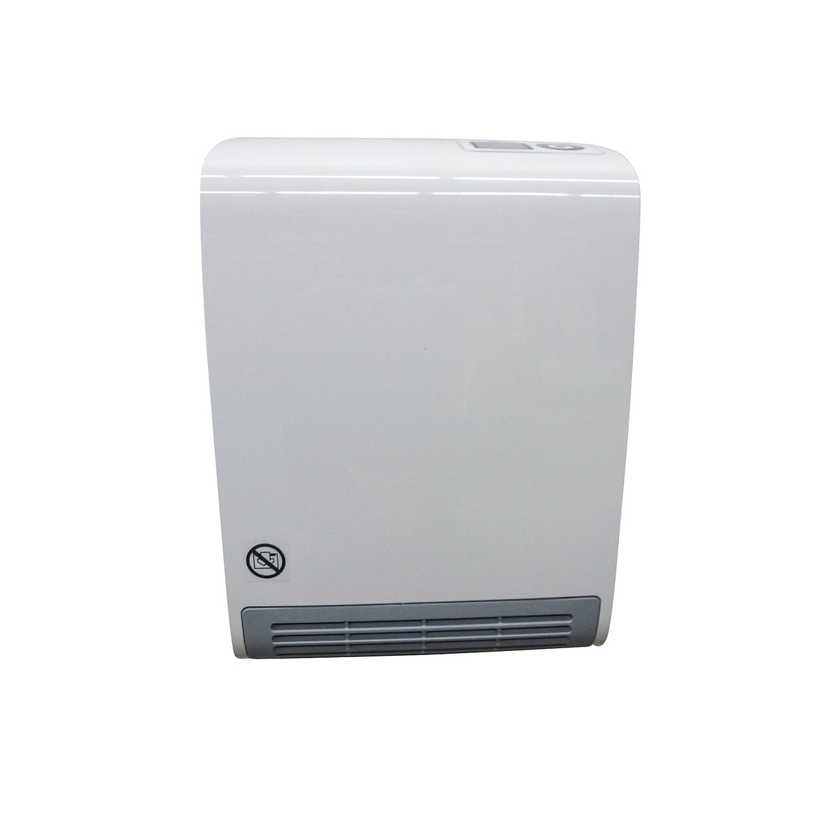 Rapid electric heater, for multi-purpose building, can be regulated with the thermostat.