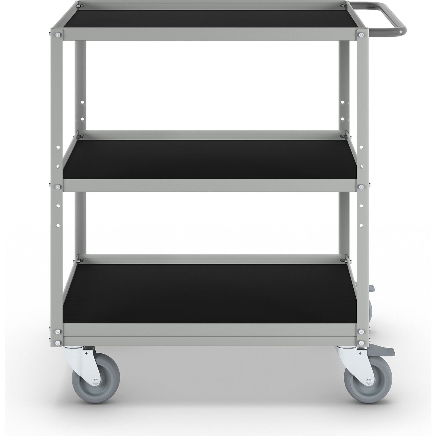 Shelf trolley, with 3 shelves, length 450 mm.