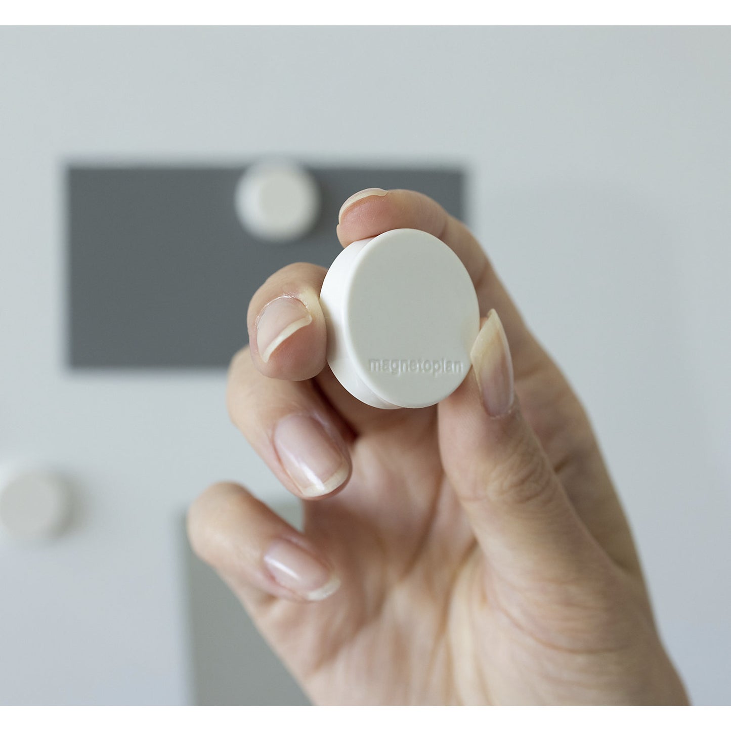 Ergo magnet, Ø 30 mm, pack of 60, white.