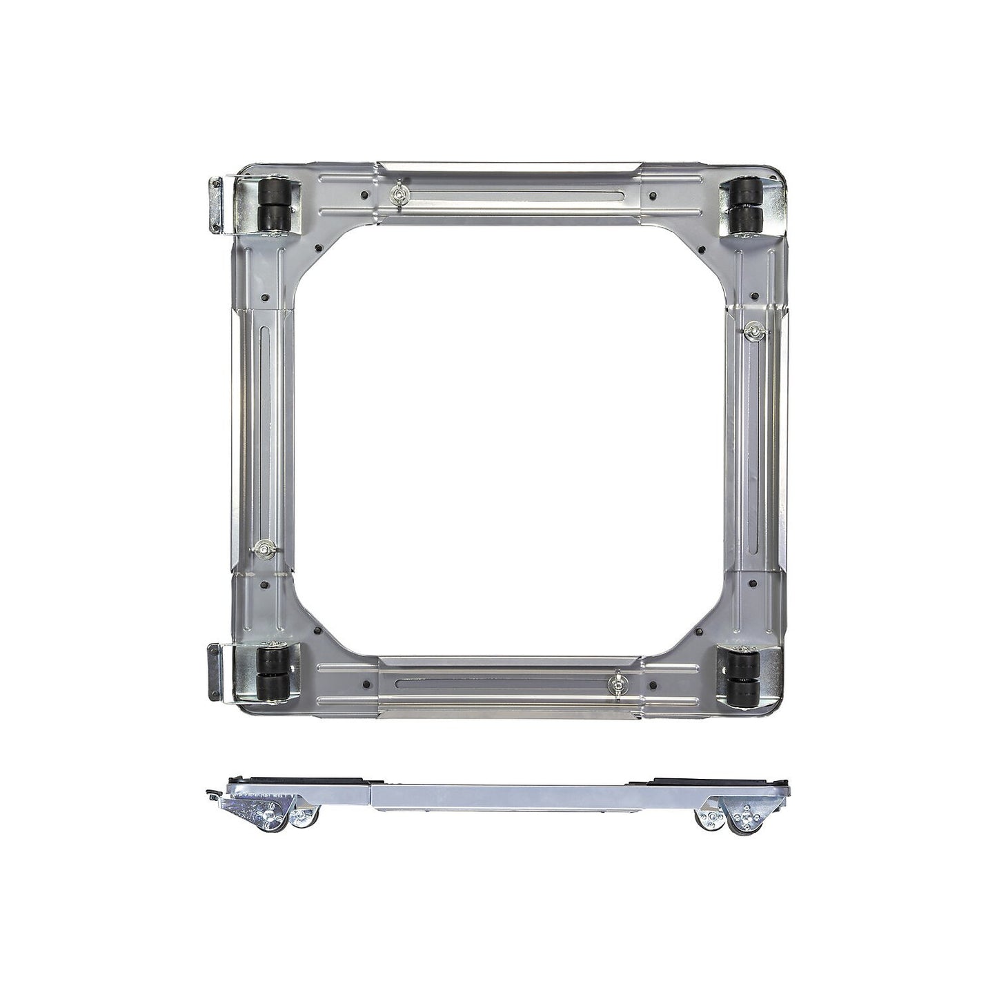 Transport aid, steel, max. load 220 kg, pack of 2, adjustable length, 470 - 650 mm.