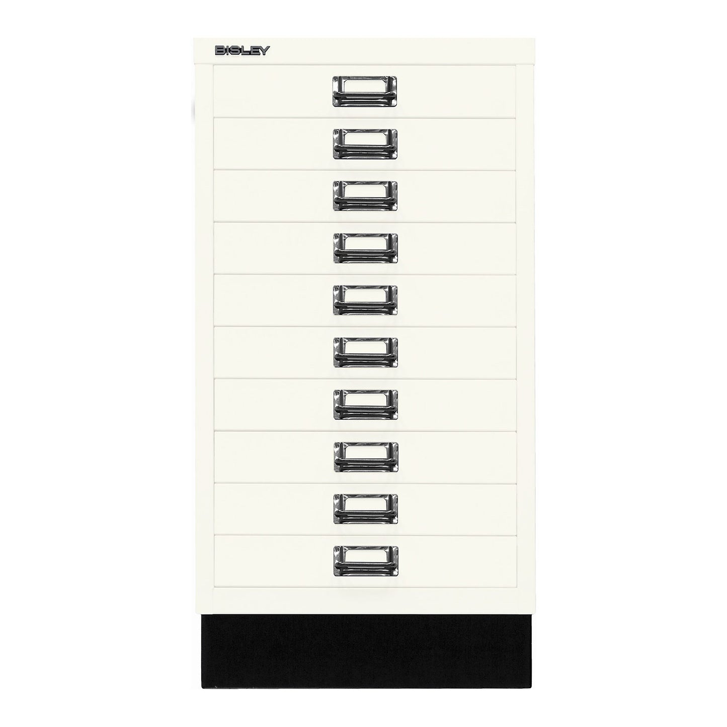 MultiDrawer™ 29 series, with plinth, A3, 10 drawers, traffic white.