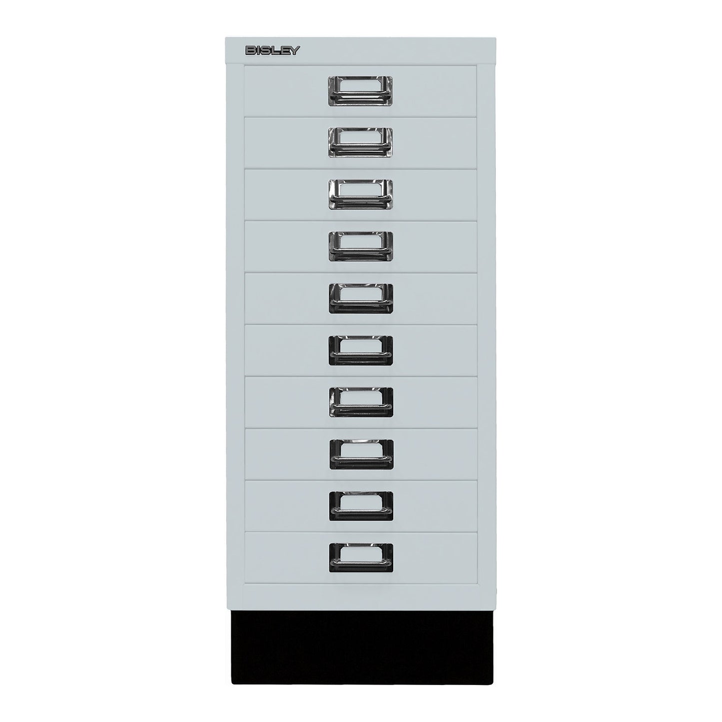 MultiDrawer™ 29 series, with plinth, A4, 10 drawers, light grey.