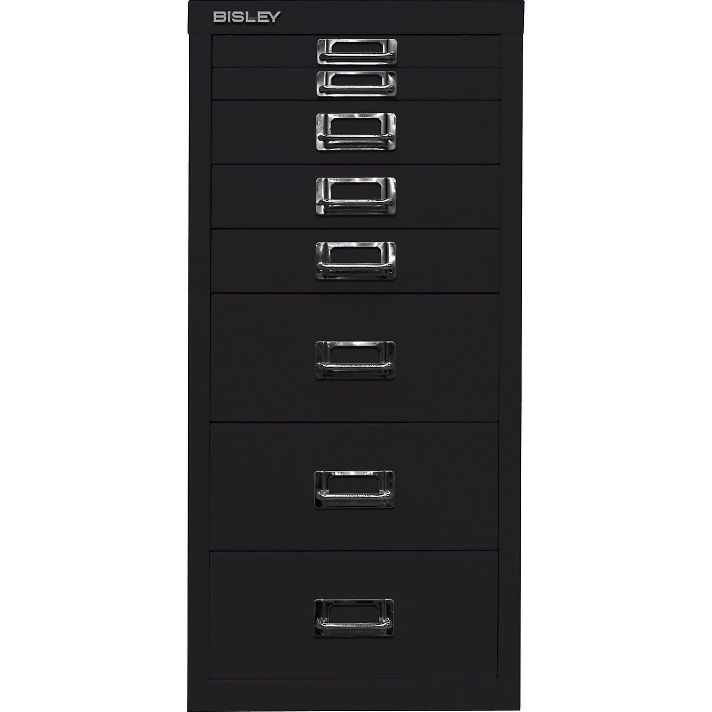 MultiDrawer™ 29 series, A4, 8 drawers, black.