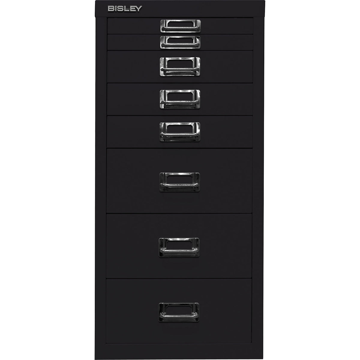 MultiDrawer™ 29 series, A4, 8 drawers, black.