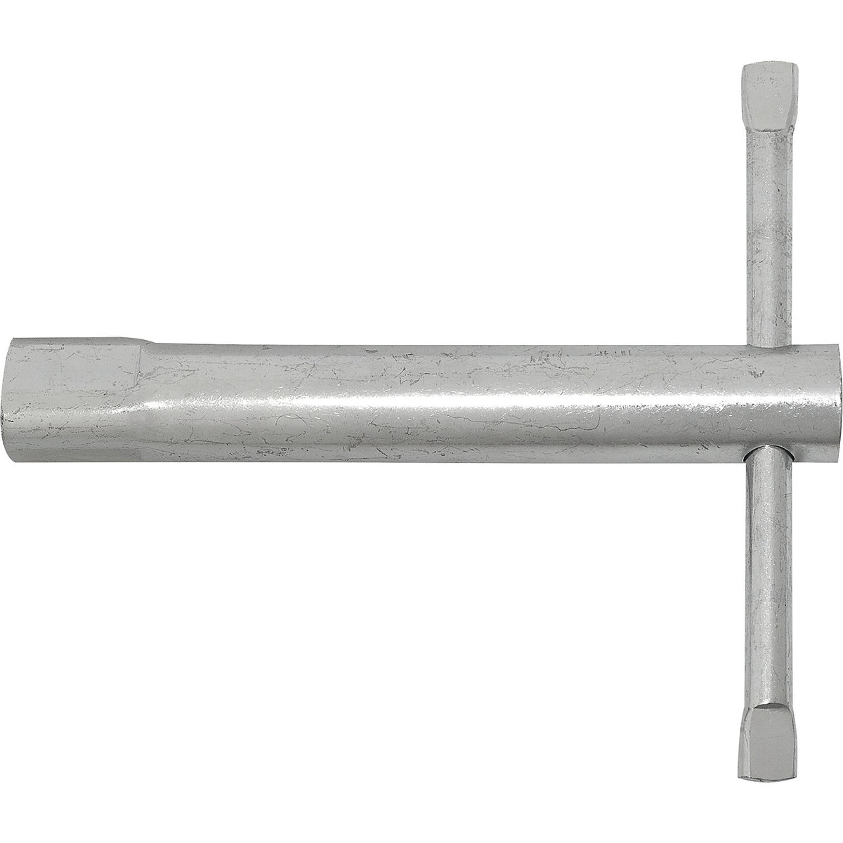 Key for triangle lock, model M10 in accordance with DIN 3223, made of steel.