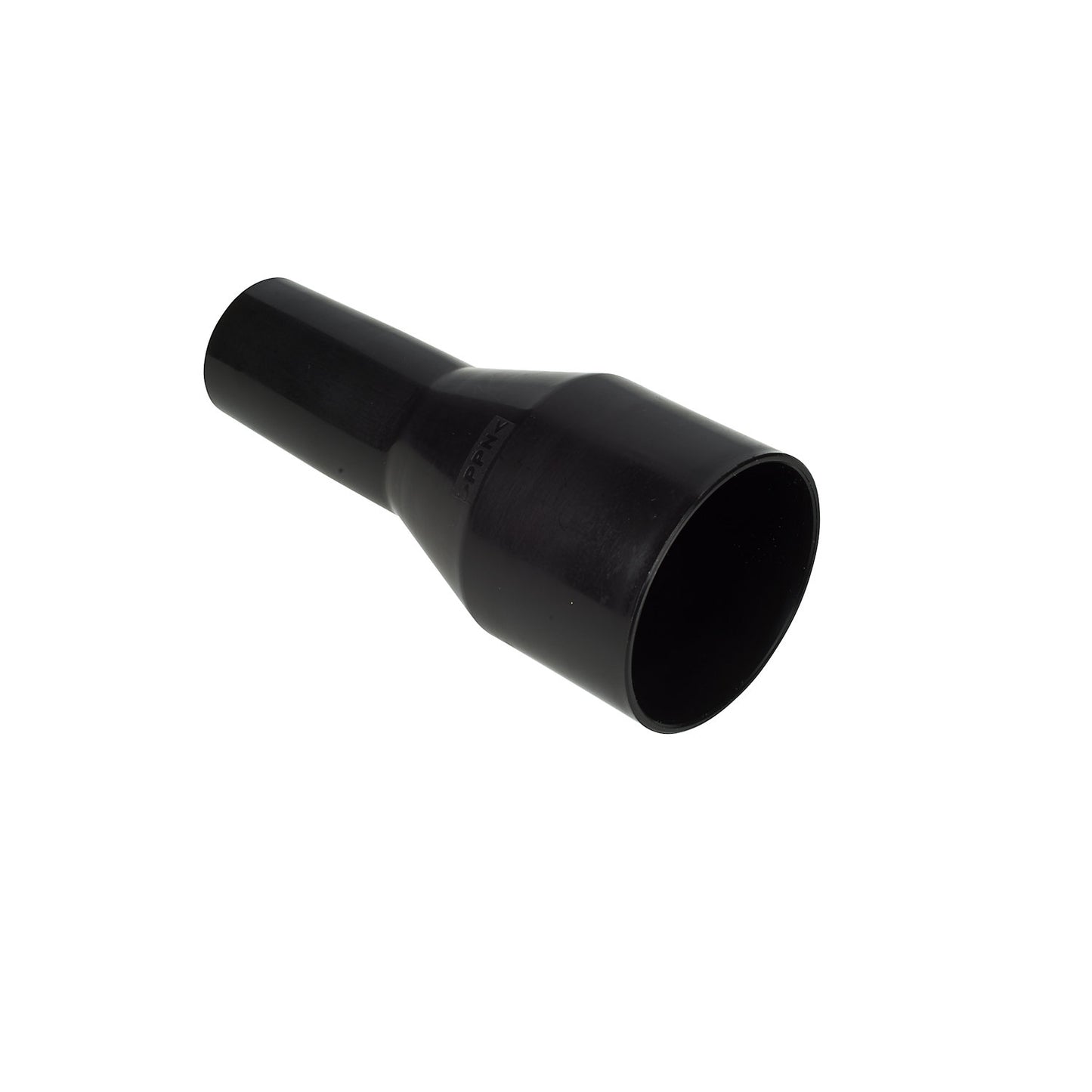 Nozzle adapter, from a 49 to a 35 mm connection system, black.