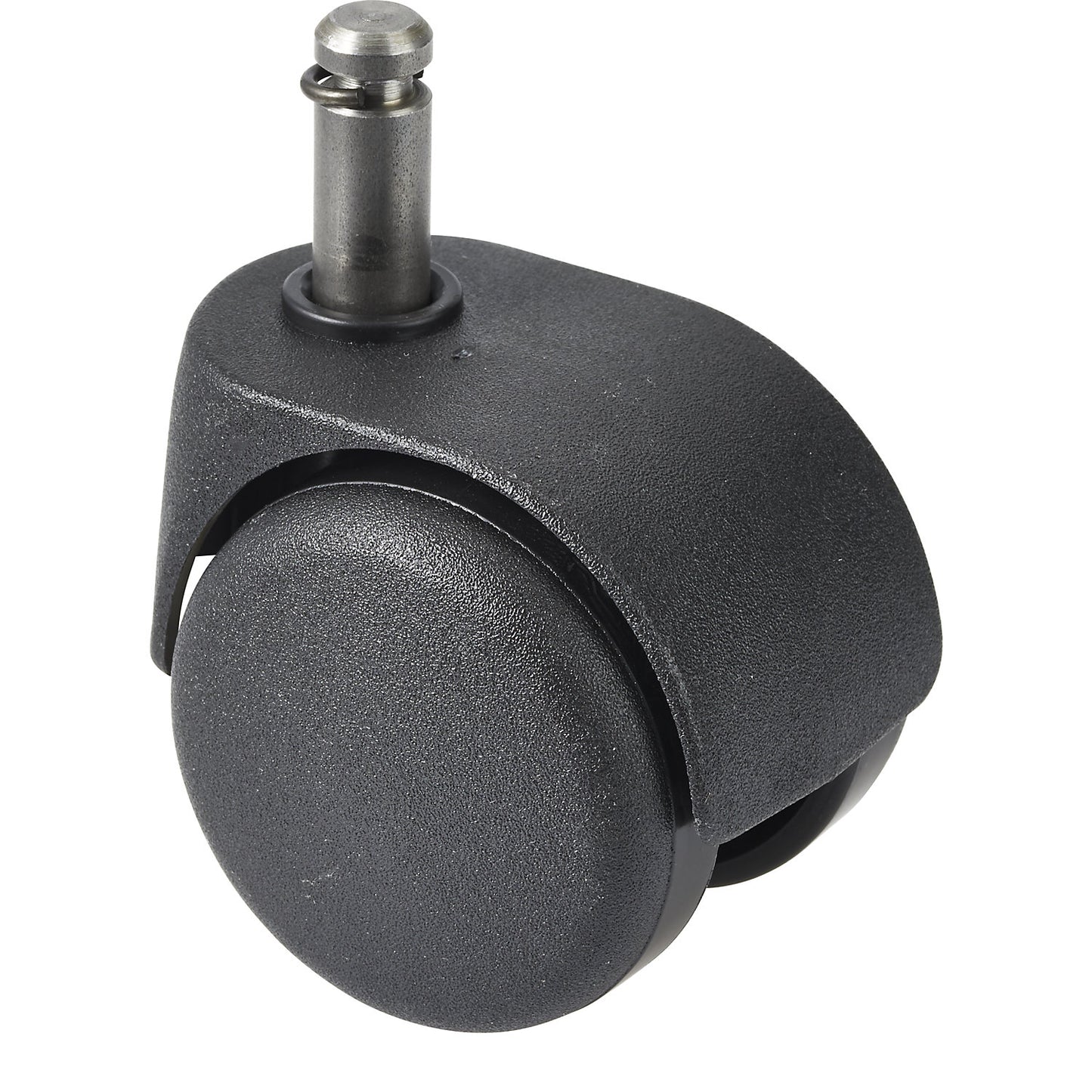 Chair castor, hard, for soft flooring, for standard swivel chair.