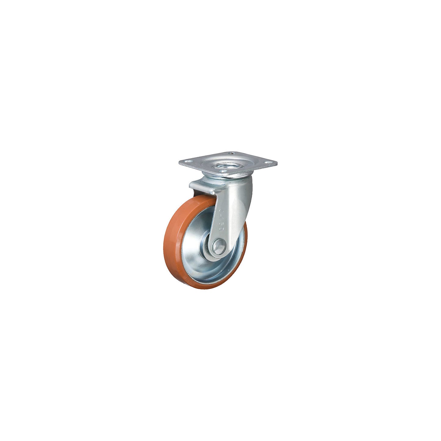 Swivel castor, made of polyurethane, Ø 150 x 38 mm.