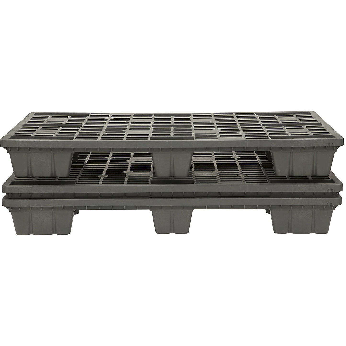 Plastic lightweight pallet, LxWxH 1200 x 800 x 140 mm, 1+ items.