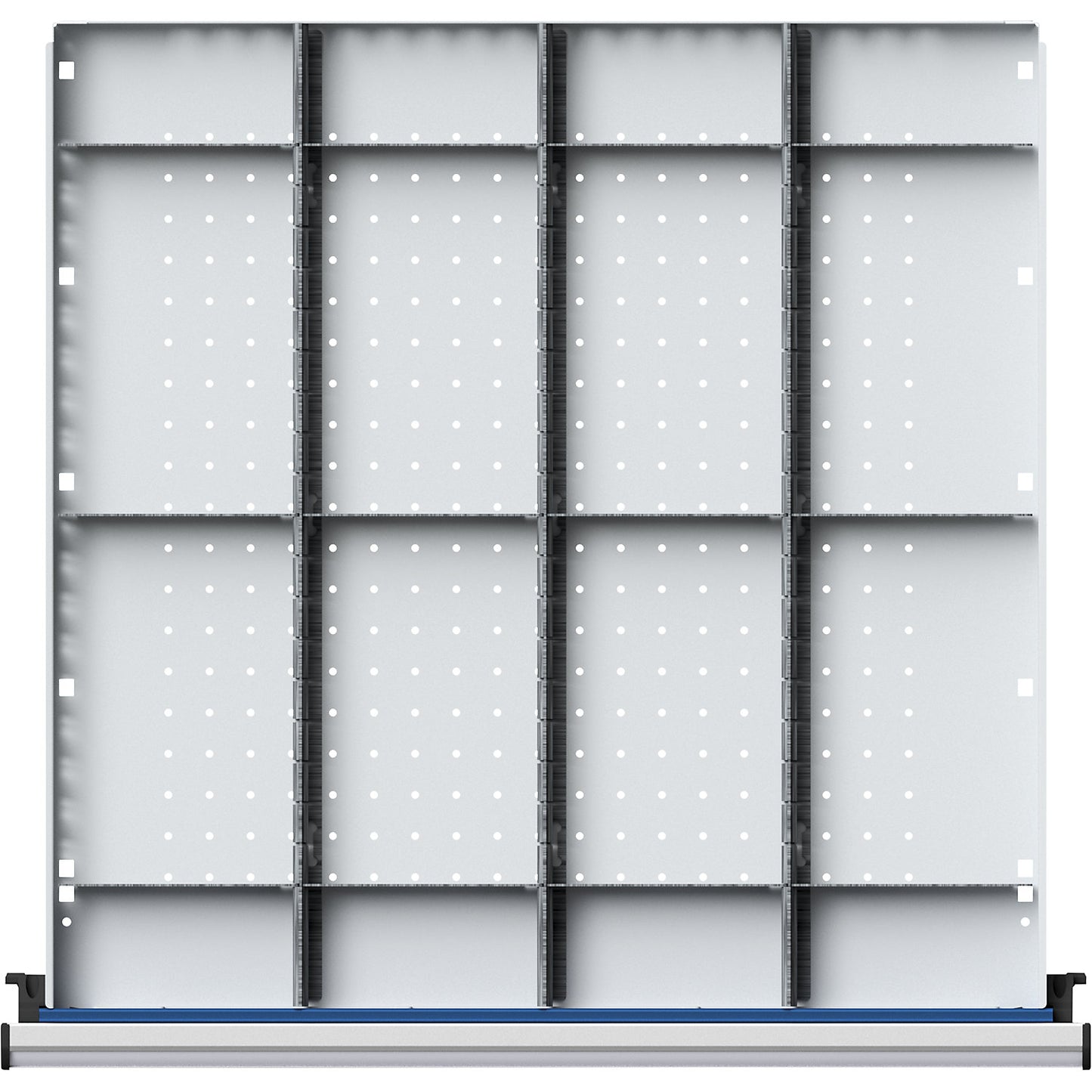 Dividers for drawer cupboards, for cupboard width 760 mm, for drawer height 90 - 150 mm.