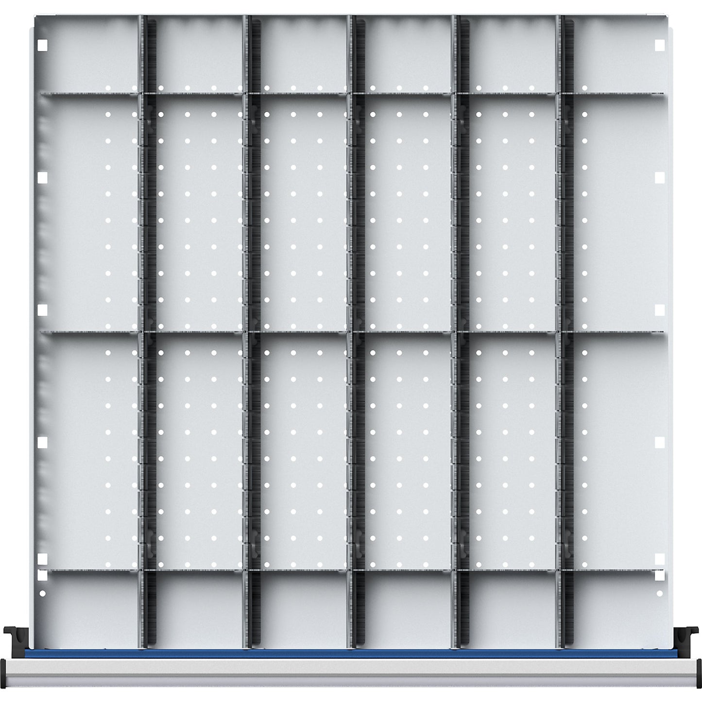 Divider set for drawer WxD 600 x 600 mm, ⅙ division, for front height 60 mm.
