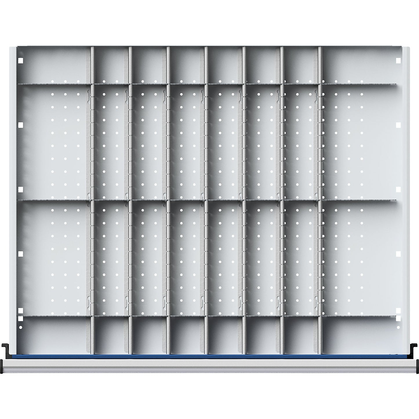 Divider set for drawer WxD 750 x 600 mm, ⅛ division, for front height 180 - 360 mm.