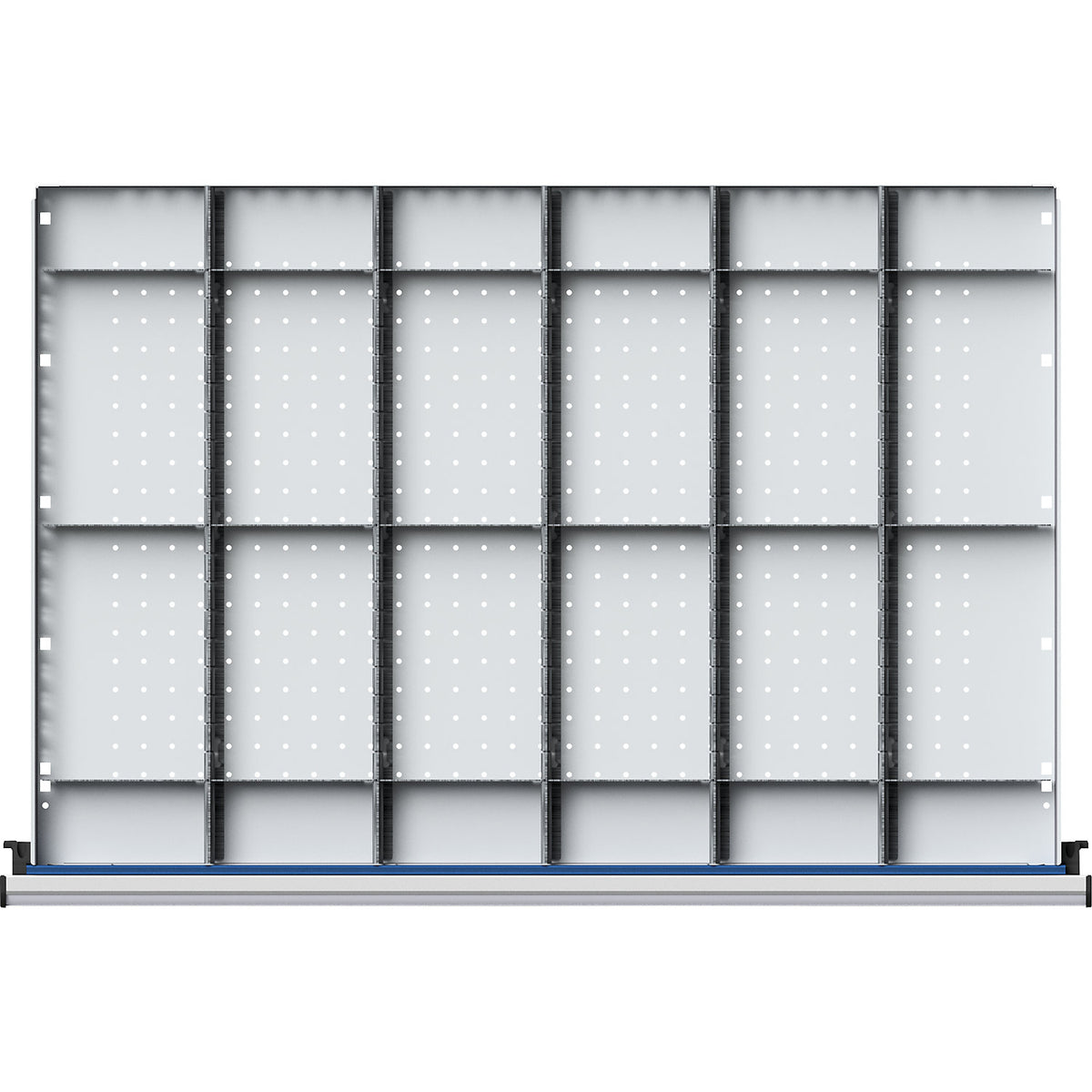 Divider set for drawer WxD 900 x 600 mm, ⅙ division, for front height 60 mm.