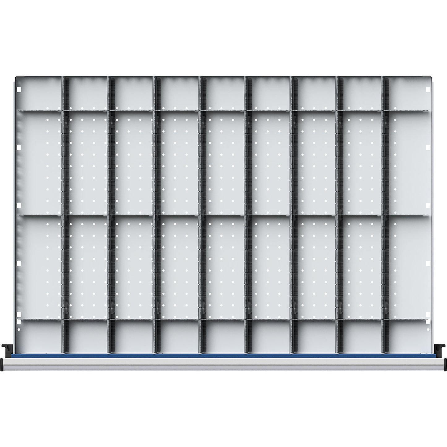 Divider set for drawer WxD 900 x 600 mm, 1/9 division, for front height 180 - 360 mm.
