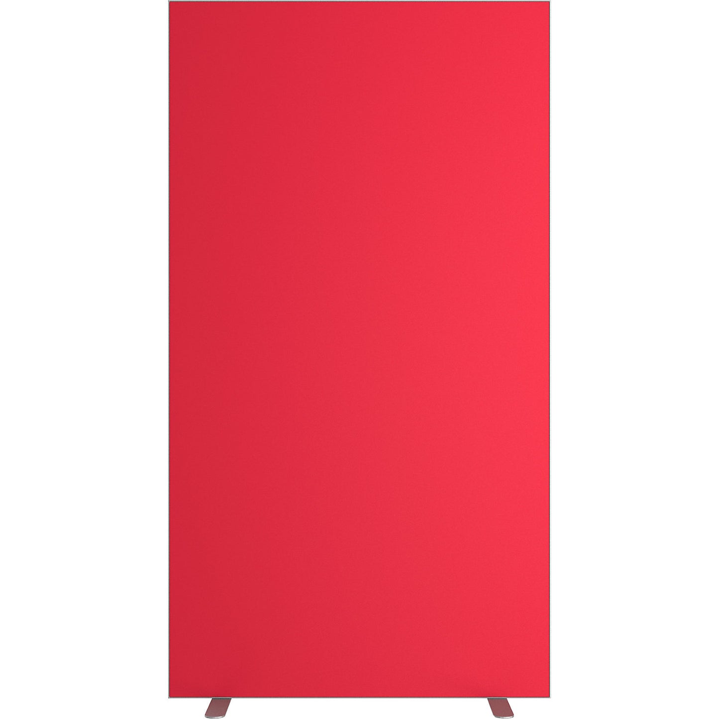 easyScreen partition, HxD 1740 x 390 mm, red, width 940 mm.