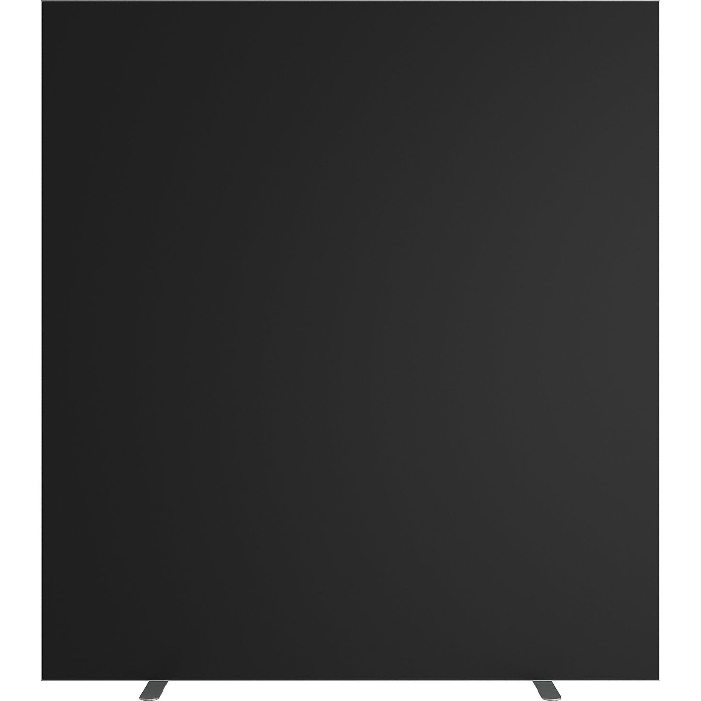 easyScreen partition, HxD 1740 x 390 mm, black, width 1600 mm.