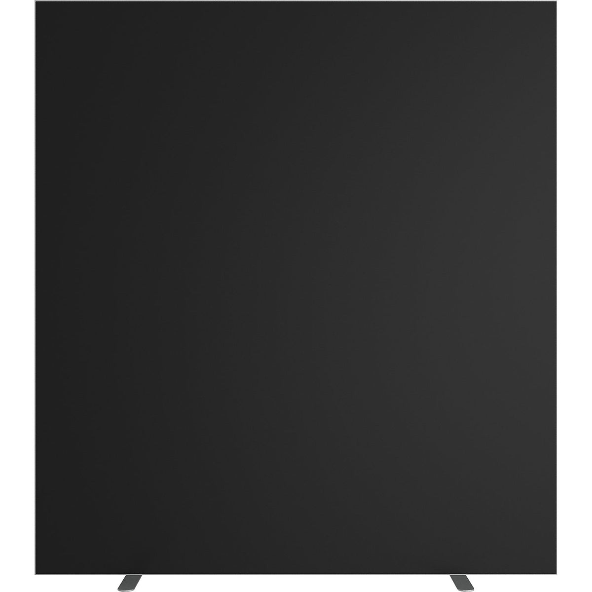 easyScreen partition, HxD 1740 x 390 mm, black, width 1600 mm.