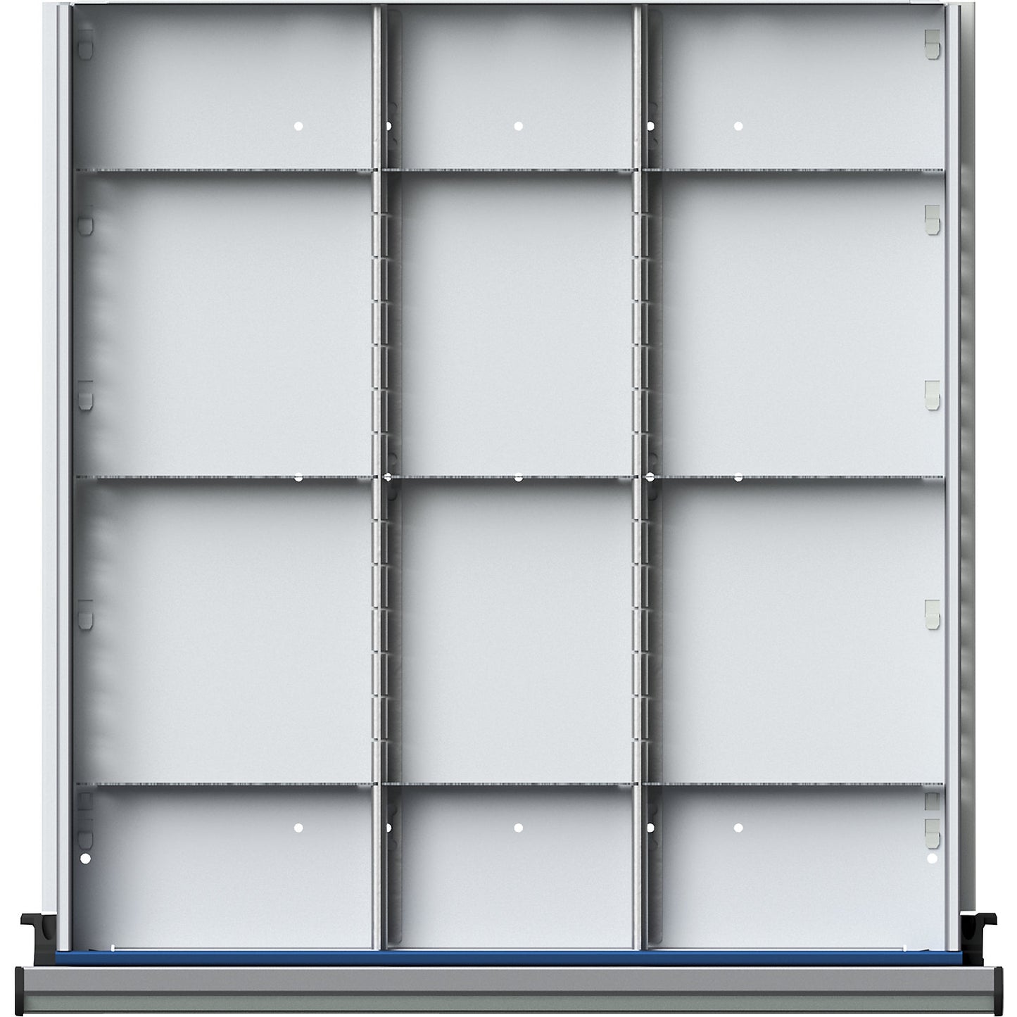 Divider for drawer WxD 500 x 540 mm, ⅓ division, for drawer height 60 mm.