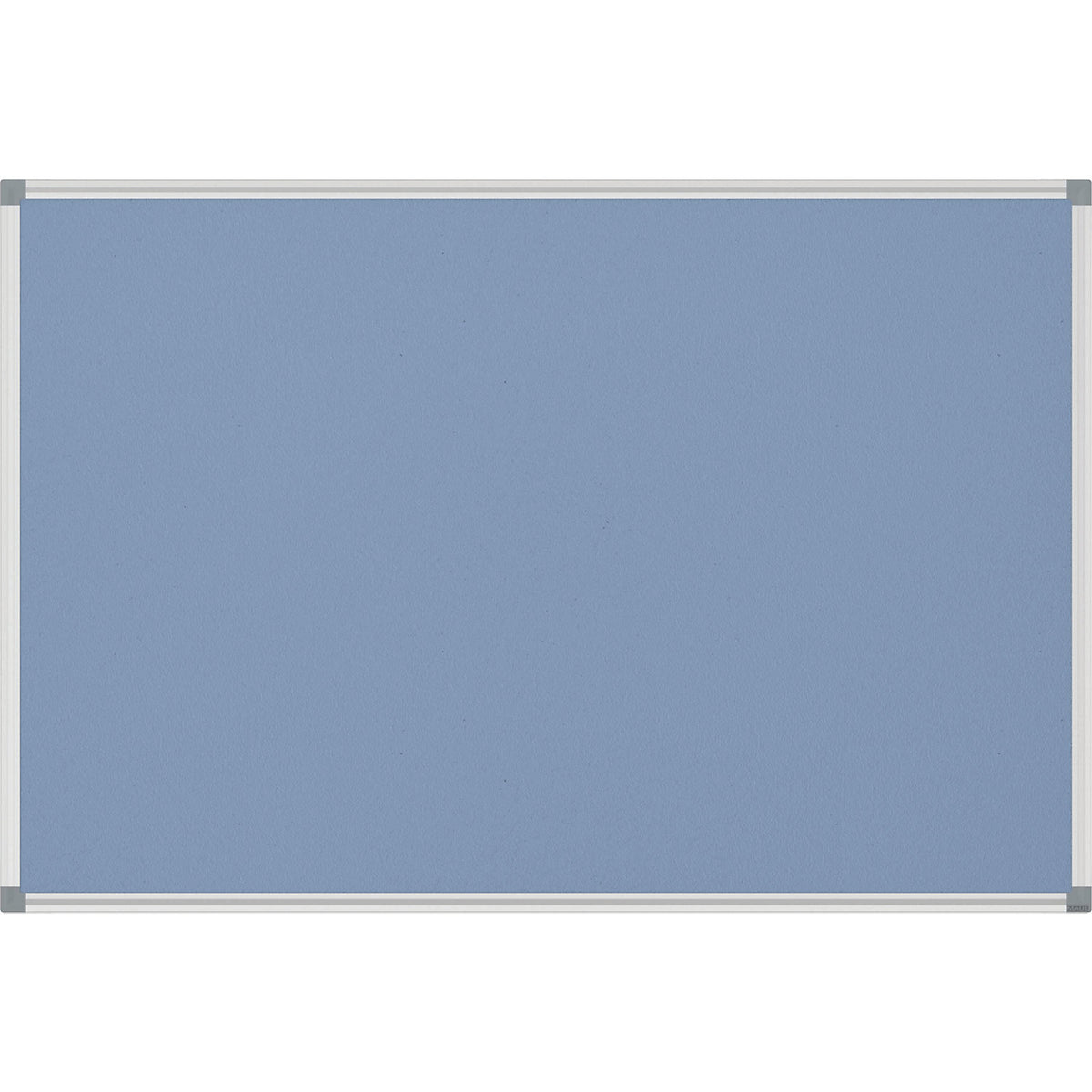 STANDARD pin board, felt cover, light blue, WxH 1200 x 900 mm.