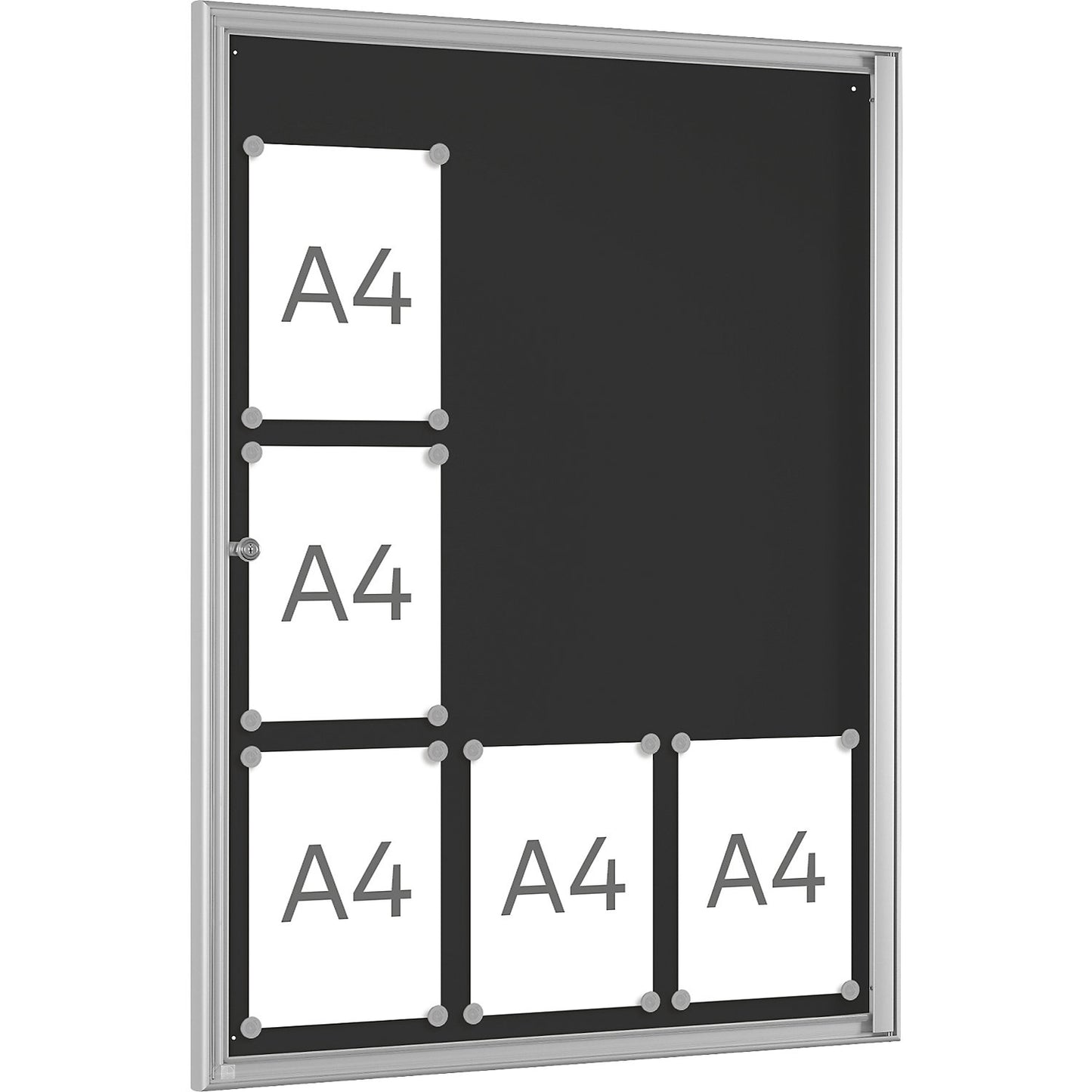 BASIC display case, for 9 x A4, charcoal.