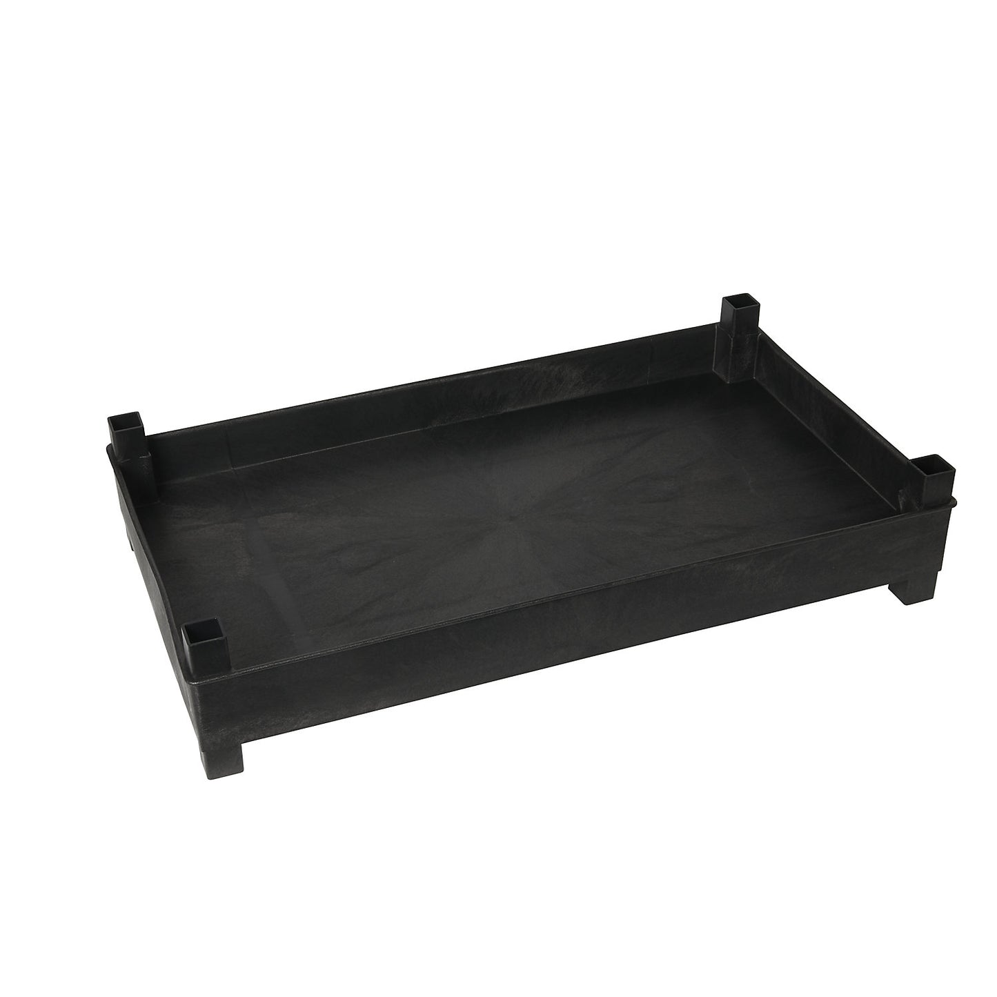 Tray shelf, middle shelf, black.