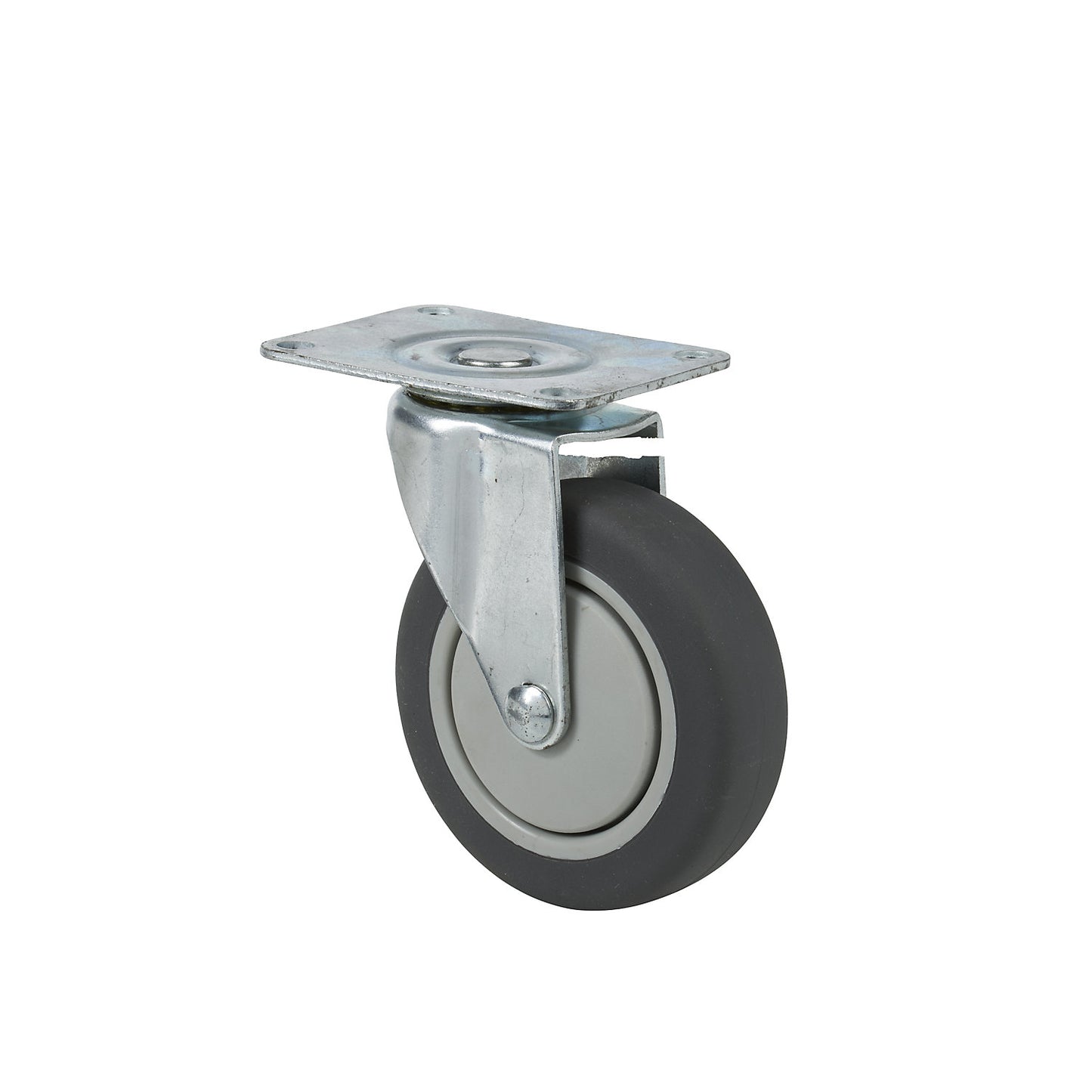 Castor for aluminium platform truck, for AWX 150, max. load 150 kg, swivel castor, Ø 100 mm.