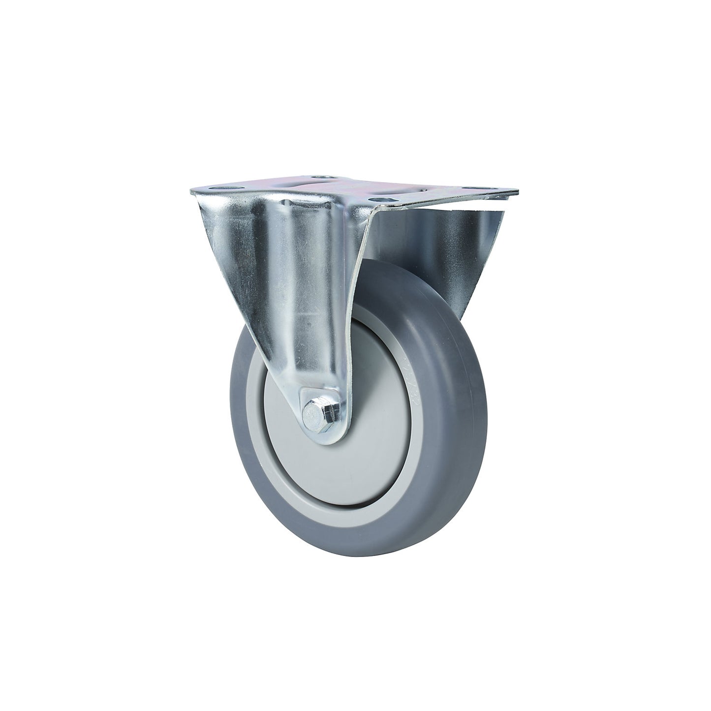 Spare wheel, Ø 125 mm, max. load 230 kg, fixed castor.