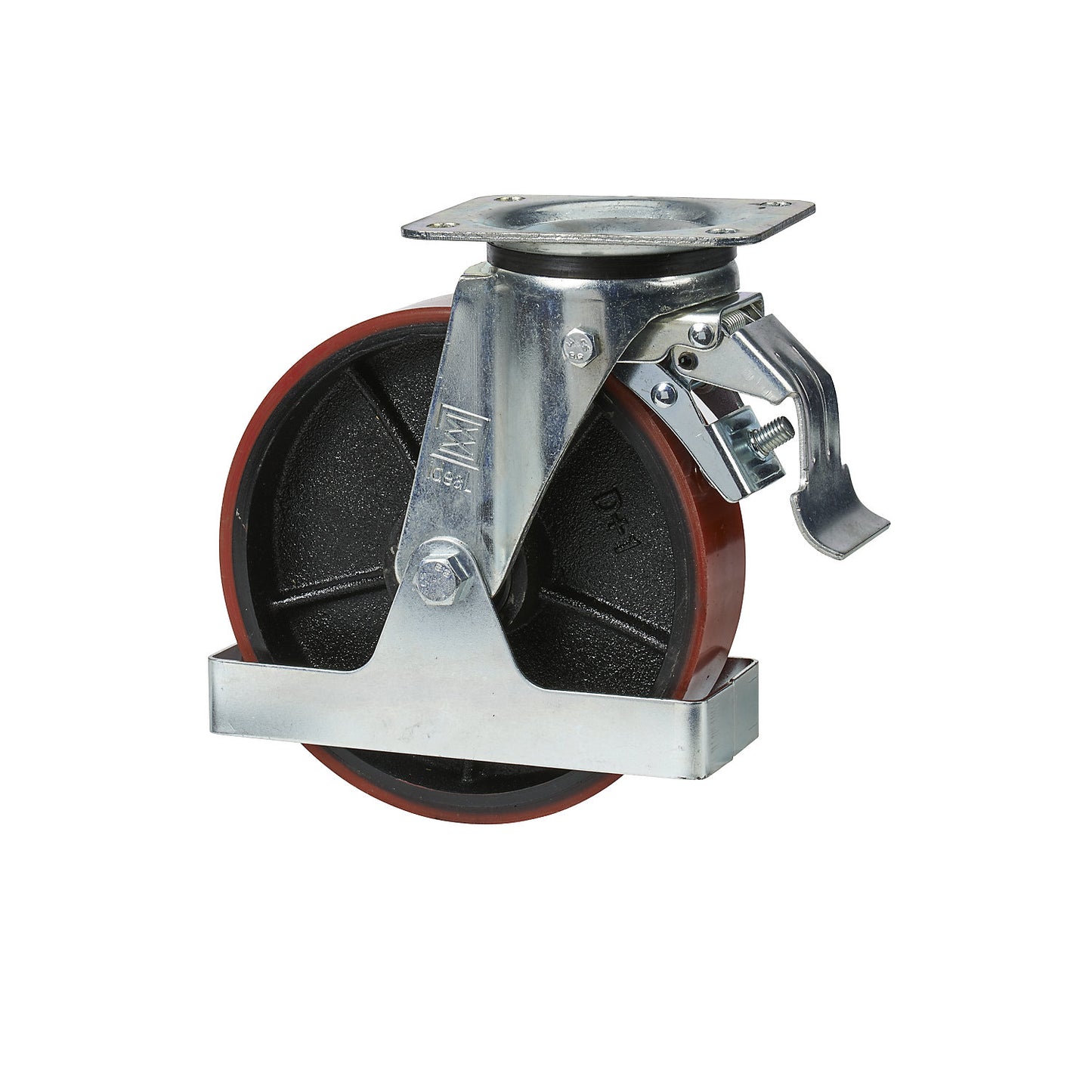 Spare wheel for lifting platform trolley, Ø 200 x 50 mm, swivel castor.