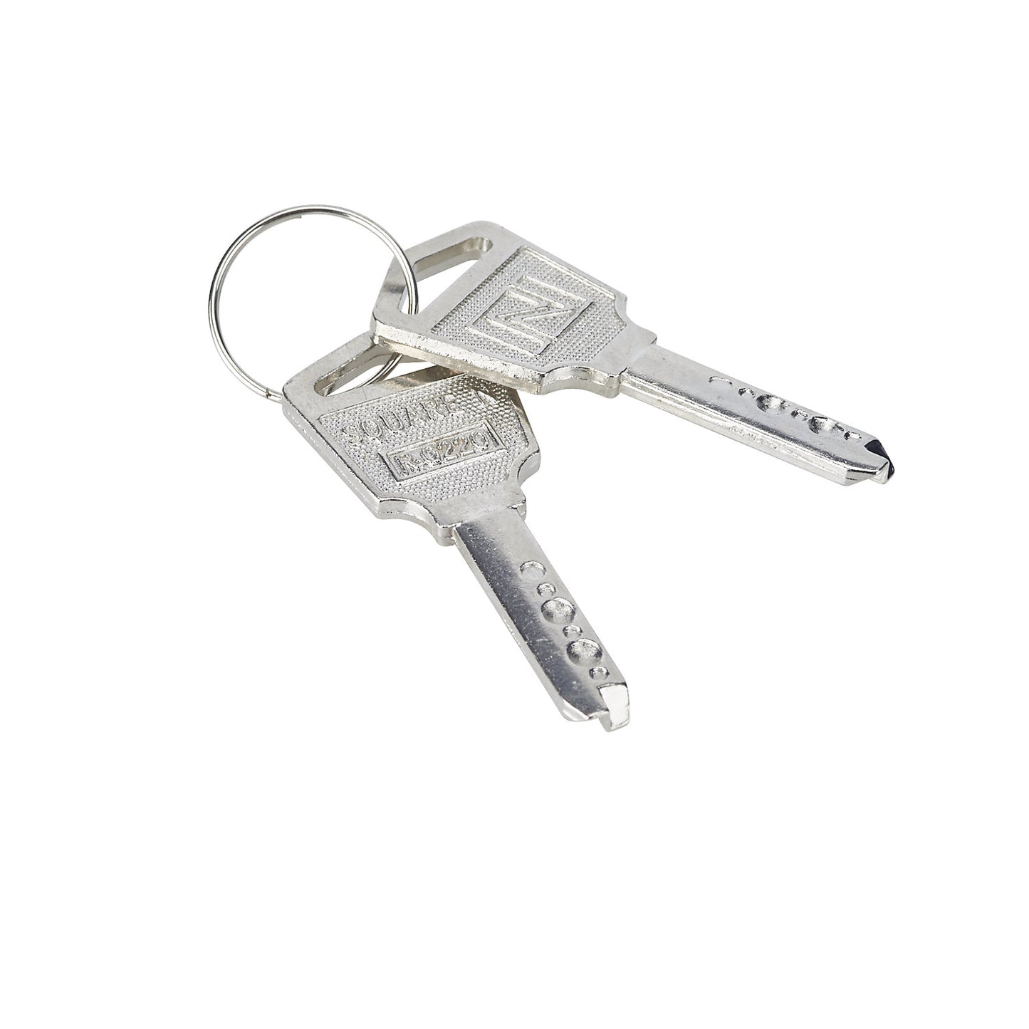 Key, metal, silver, for KMW 130 MSRT.