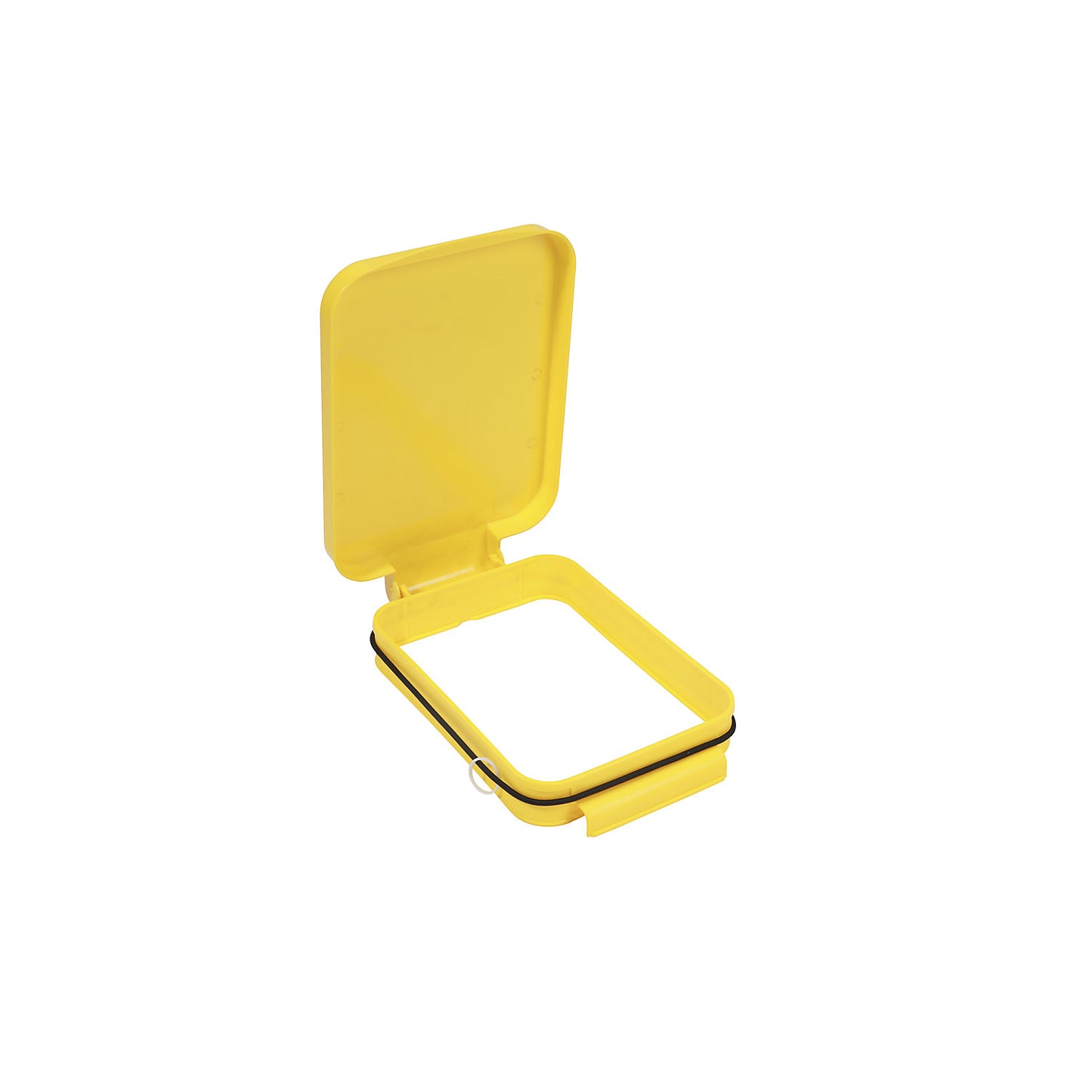 Cover, rectangular, for recyclable waste collectors, yellow.